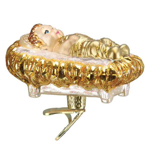 Baby Jesus In Manger Ornament - Image 4