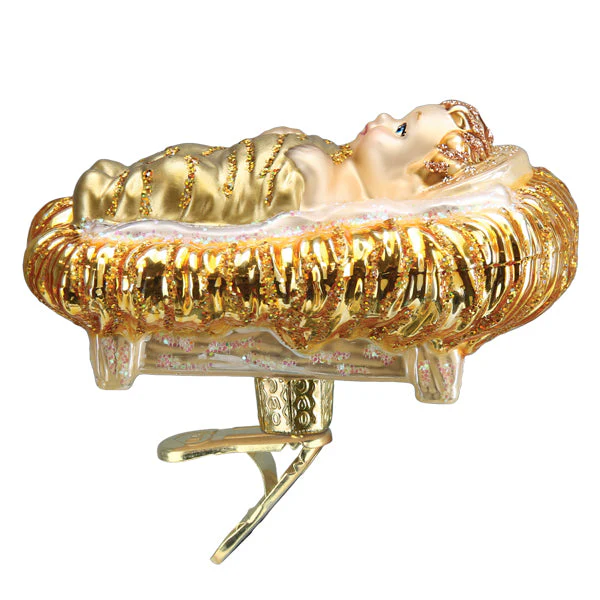 Baby Jesus In Manger Ornament - Image 5