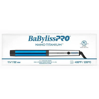 BaBylissPRO Nano Titanium Curling Wand Blue - New - Image 8
