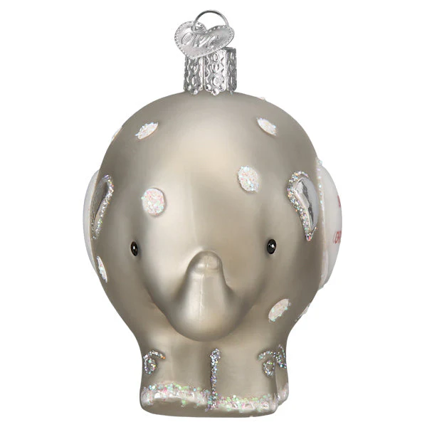 Baby's 1st Elephant Ornament - Image 5