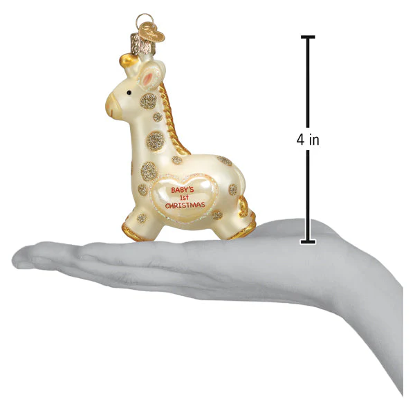 Baby's First Christmas Giraffe Ornament - Image 6