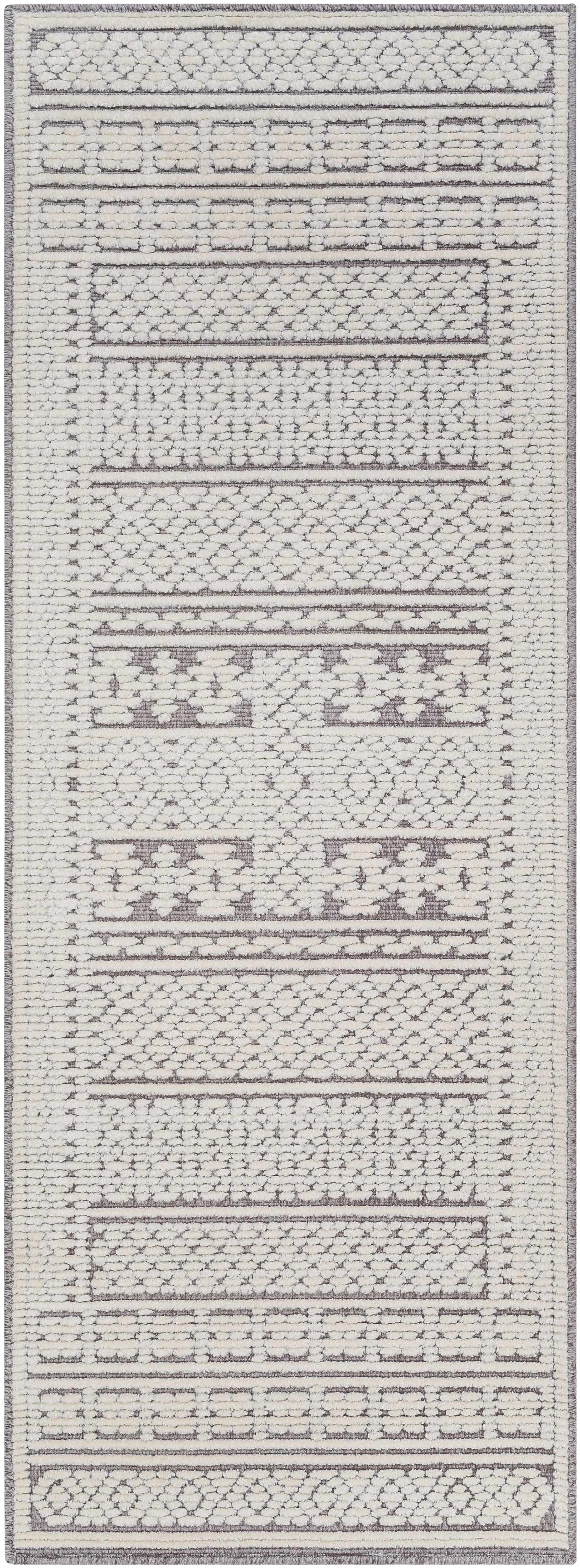 Bahar Cream & Gray Washable Area Rug - Clearance - Image 11