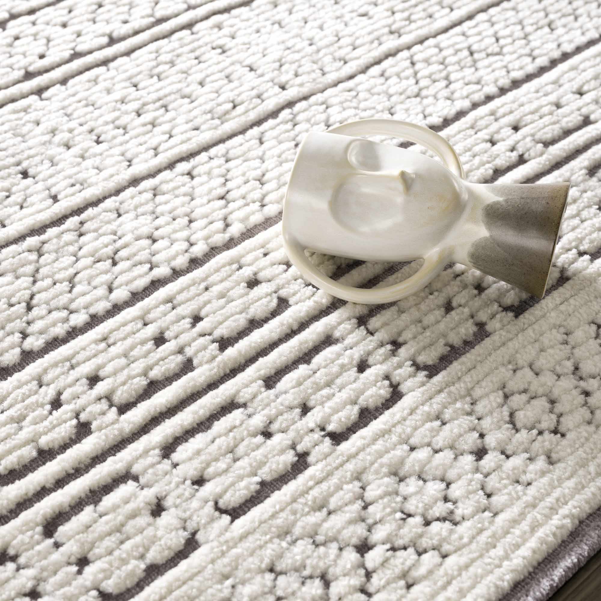 Bahar Cream & Gray Washable Area Rug - Clearance - Image 5
