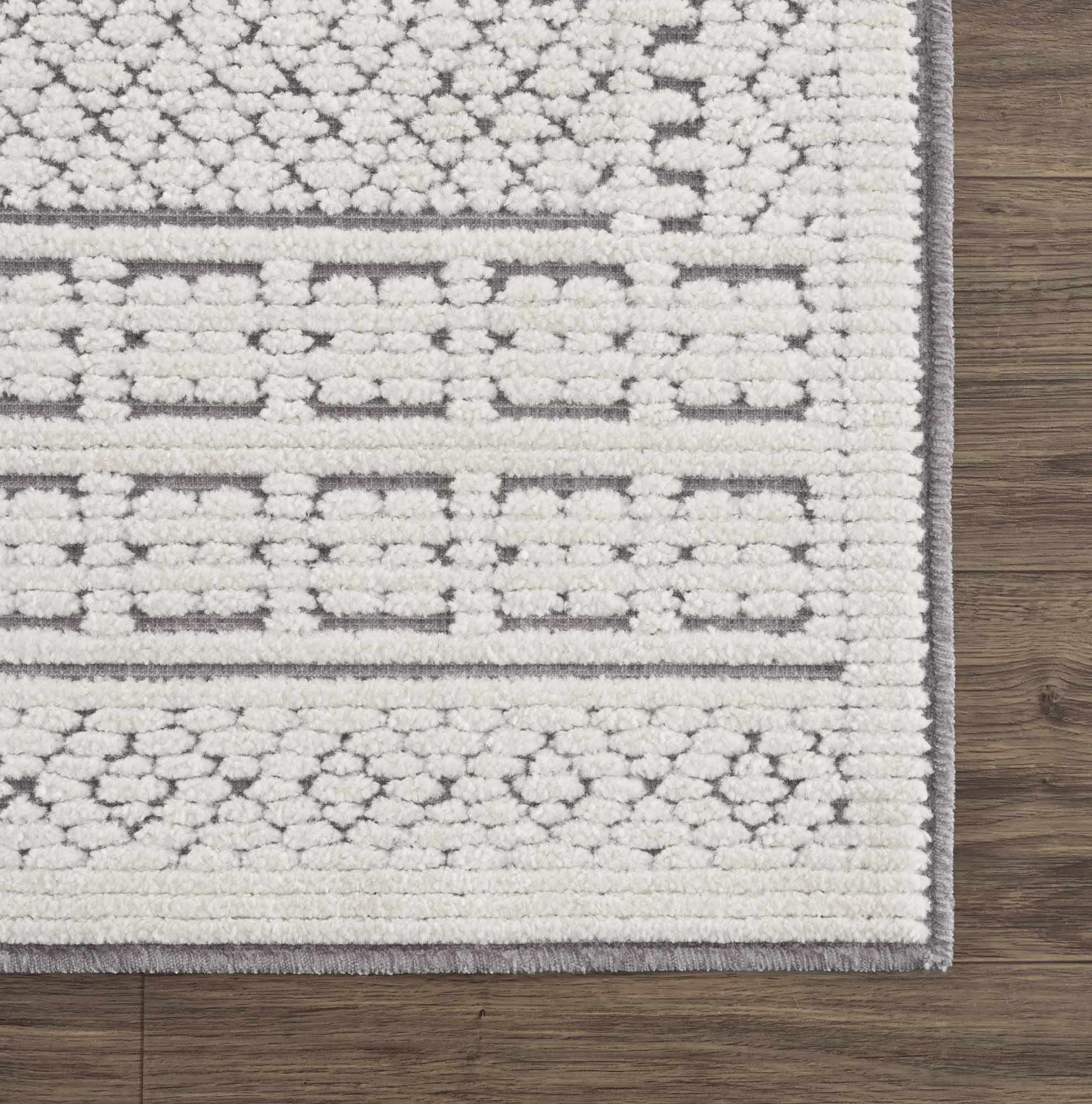 Bahar Cream & Gray Washable Area Rug - Clearance - Image 9