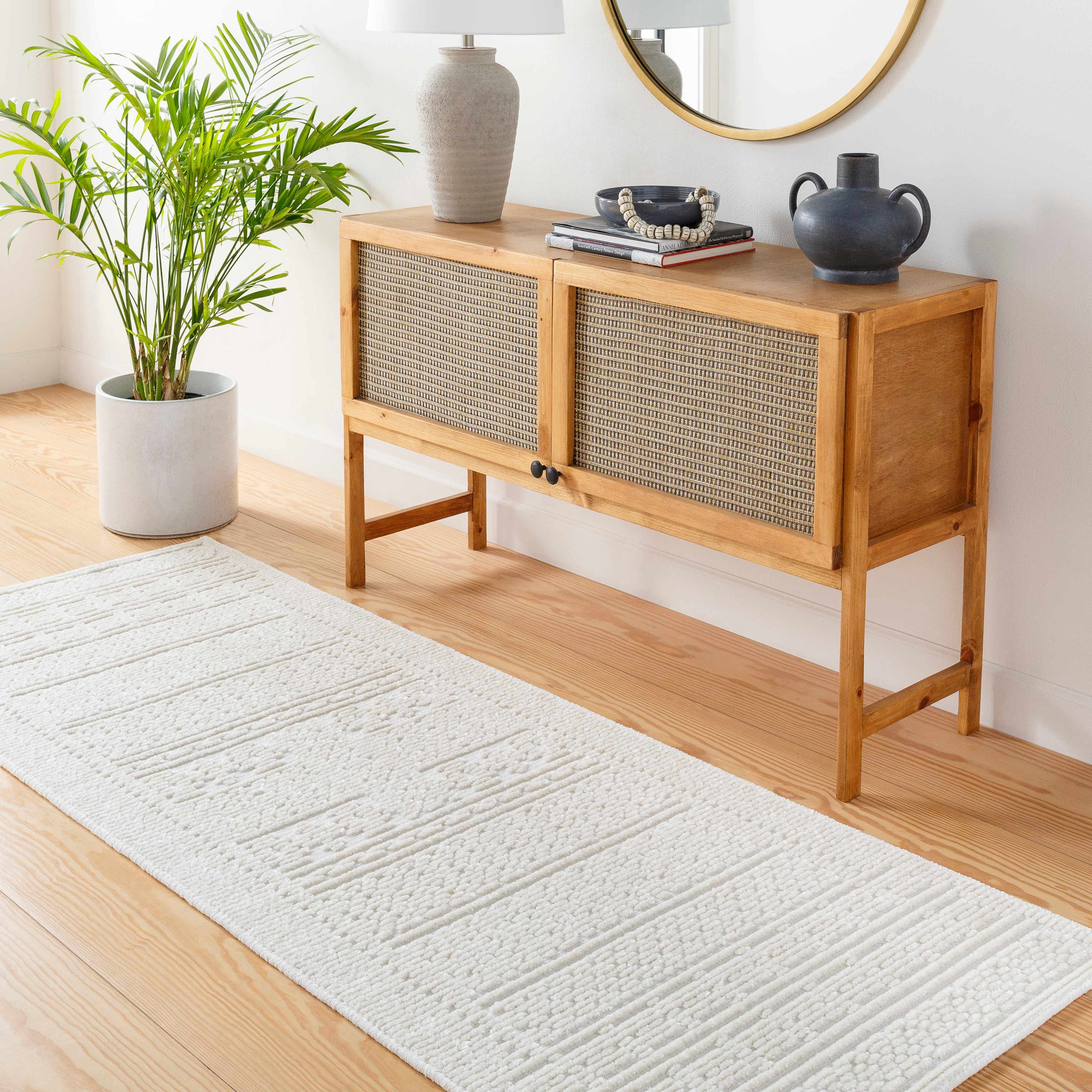 Bahar Cream Washable Area Rug - Image 4