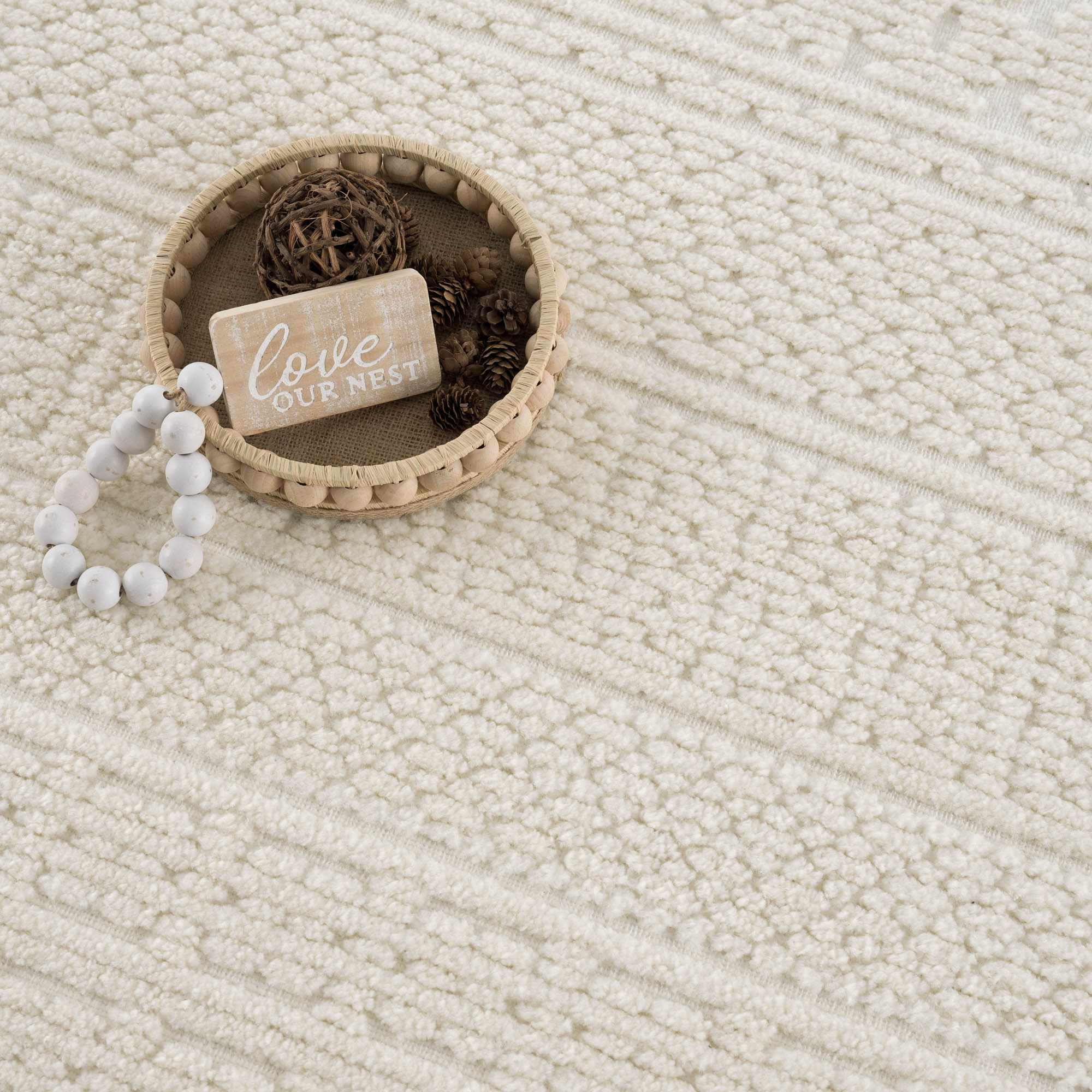 Bahar Cream Washable Area Rug - Image 5