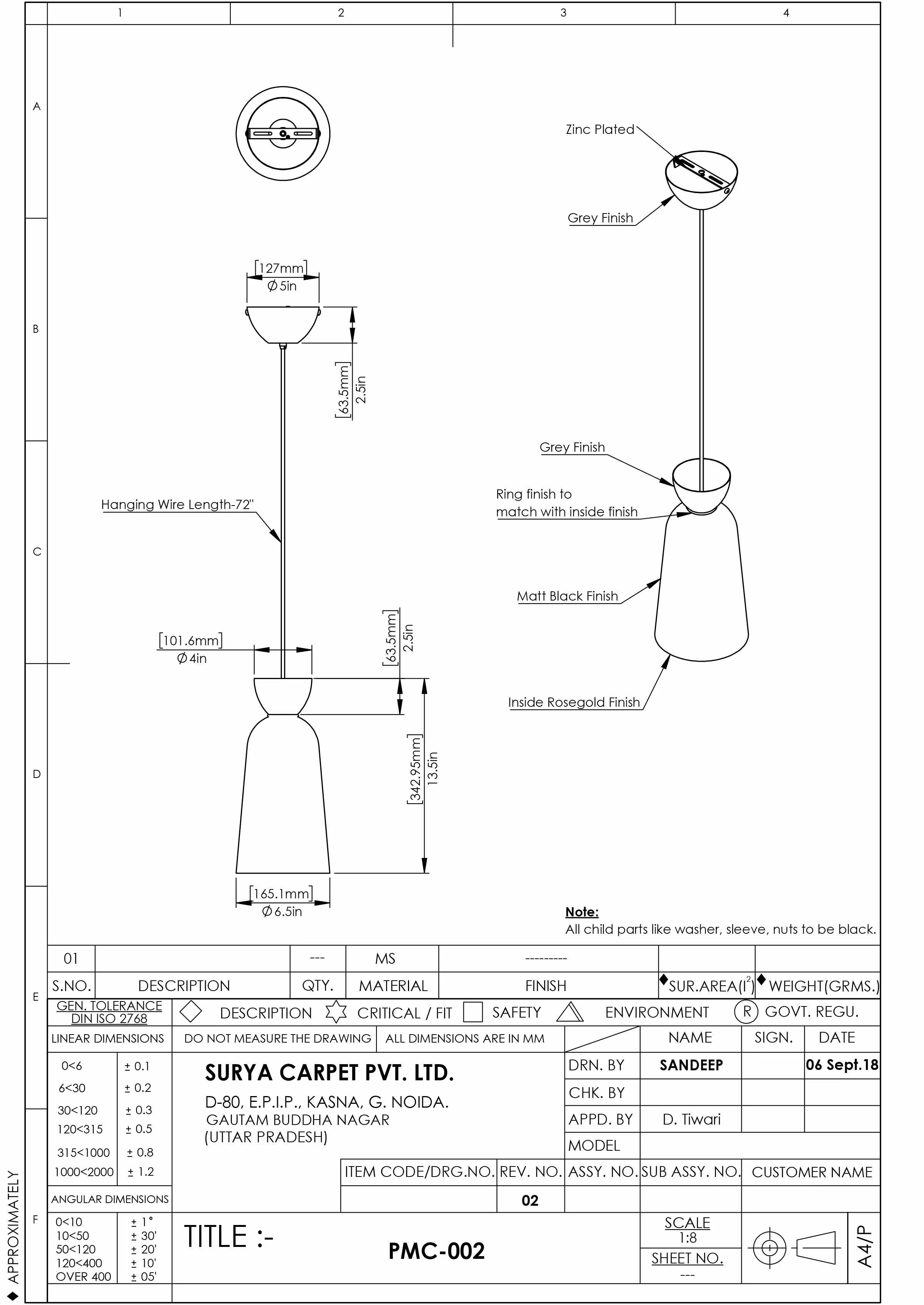 Ballard Ceiling Light - Clearance - Image 6