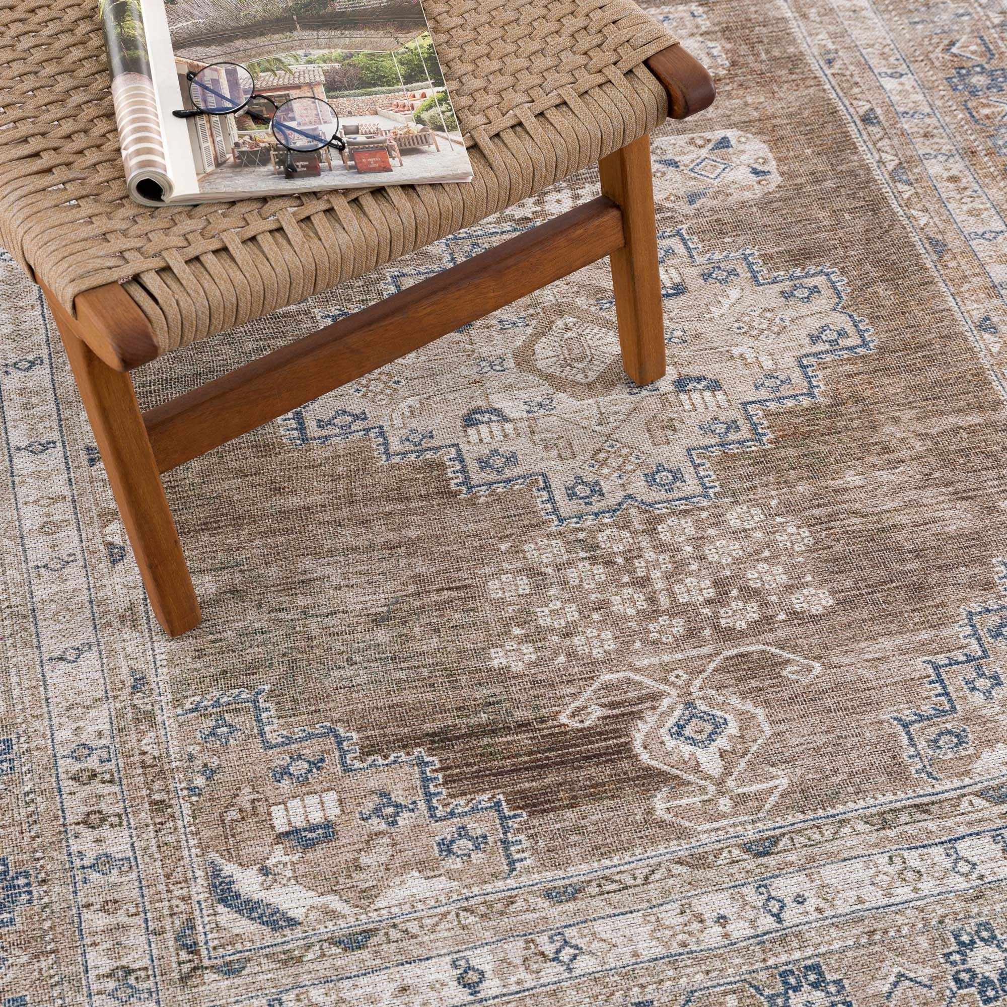 Baltinglass Flat Pile Washable Rug - Image 4