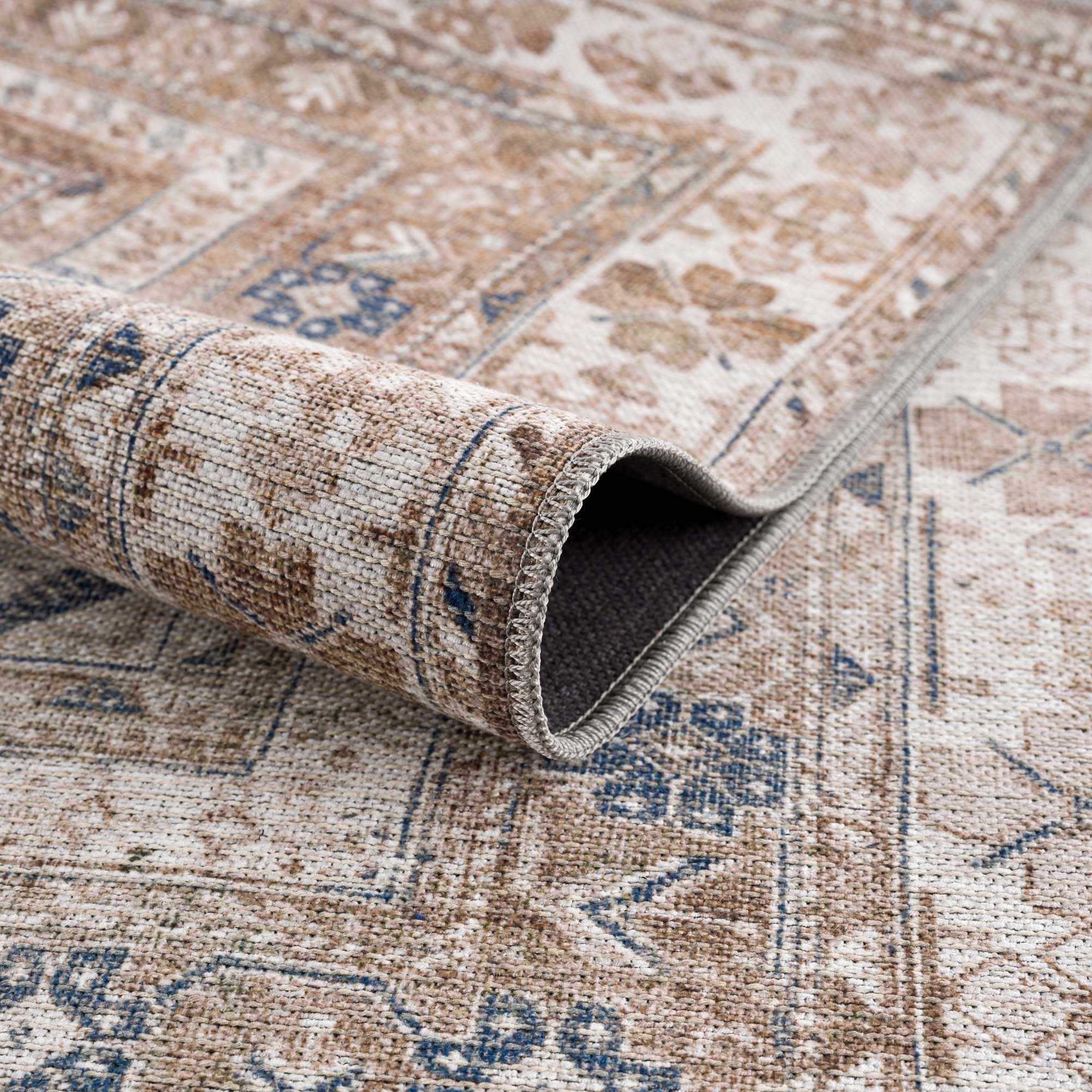 Baltinglass Flat Pile Washable Rug - Image 6