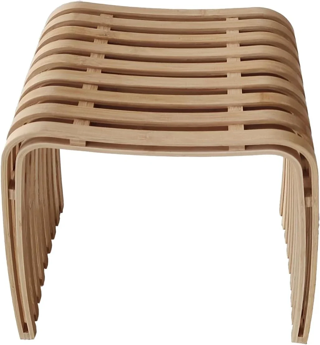 Bamboo Dining Bench 11-7/8L x 18-1/8W x 18-1/8H Inches - Image 4