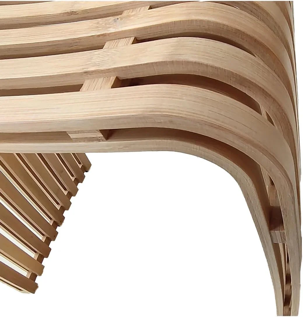 Bamboo Dining Bench 11-7/8L x 18-1/8W x 18-1/8H Inches - Image 5