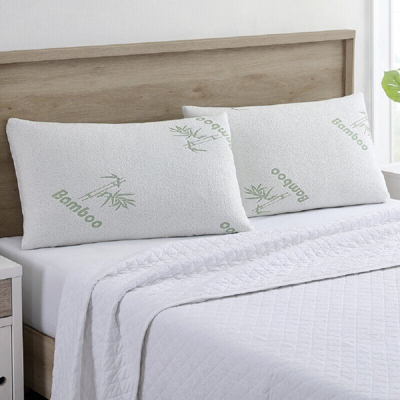 Bamboo Memory Foam Pillows (1- or 2-Pack) - Image 2