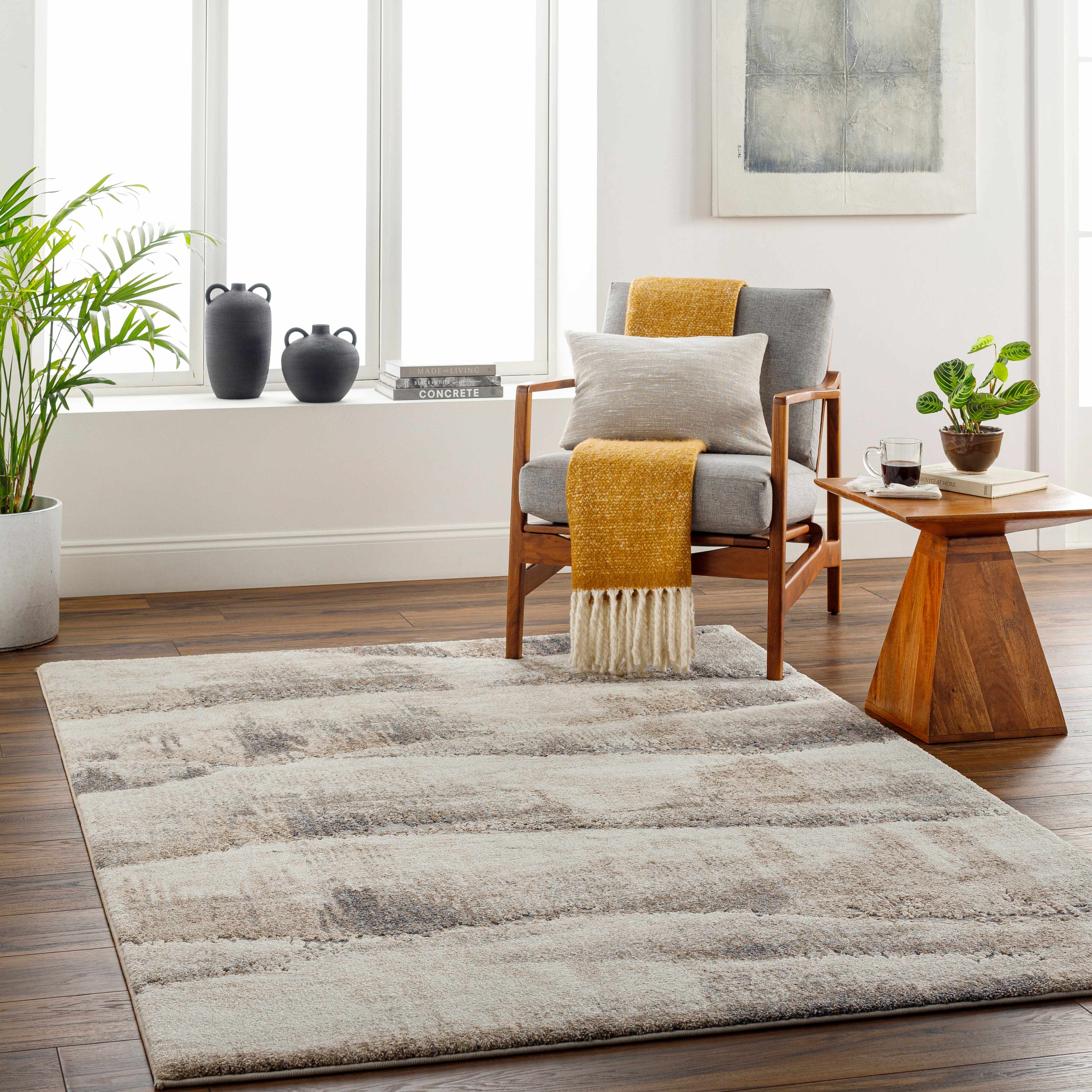 Banji Abstract Waves Area Rug - Image 7