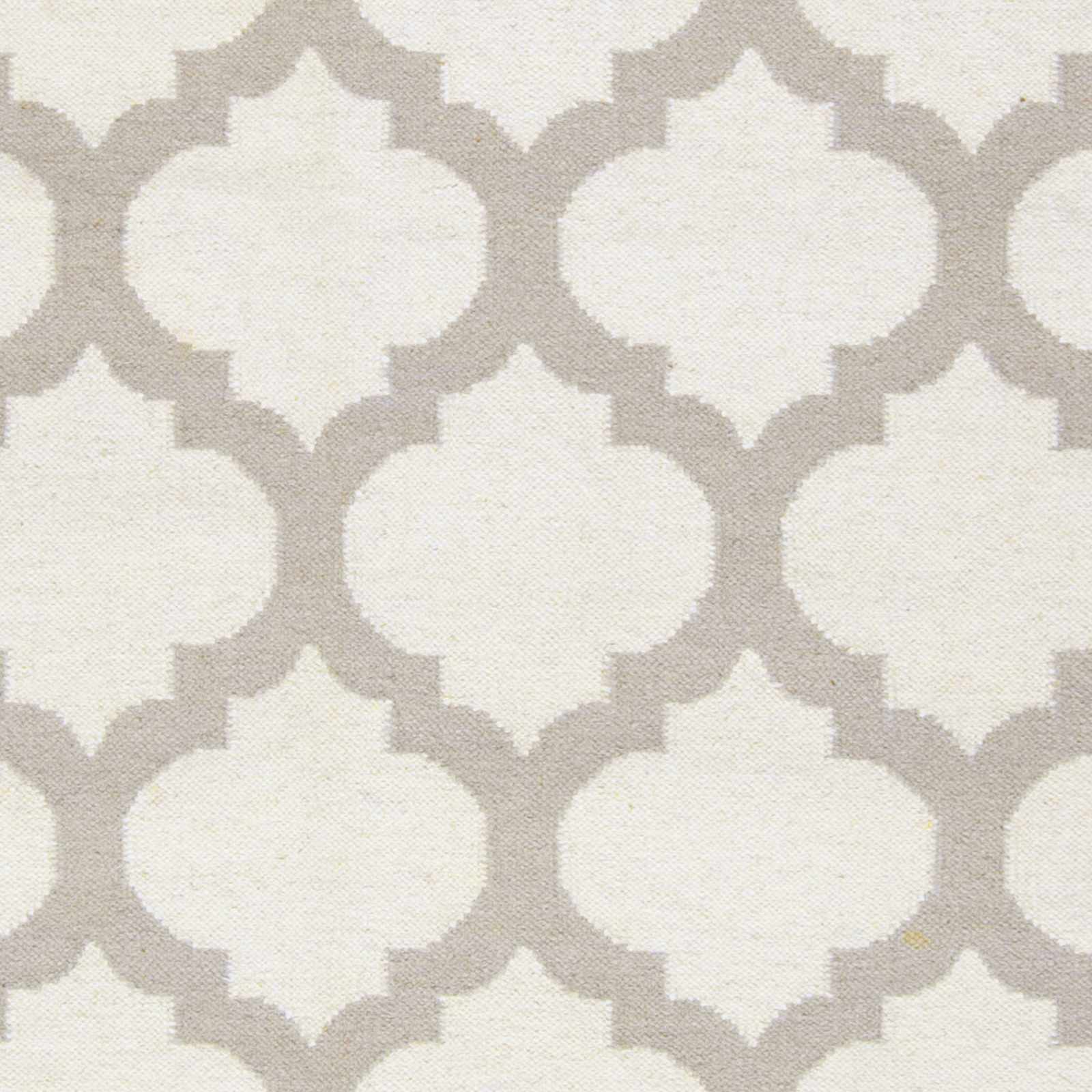 Banks Ivory/Gray Trellis Wool Rug - Clearance - Image 5