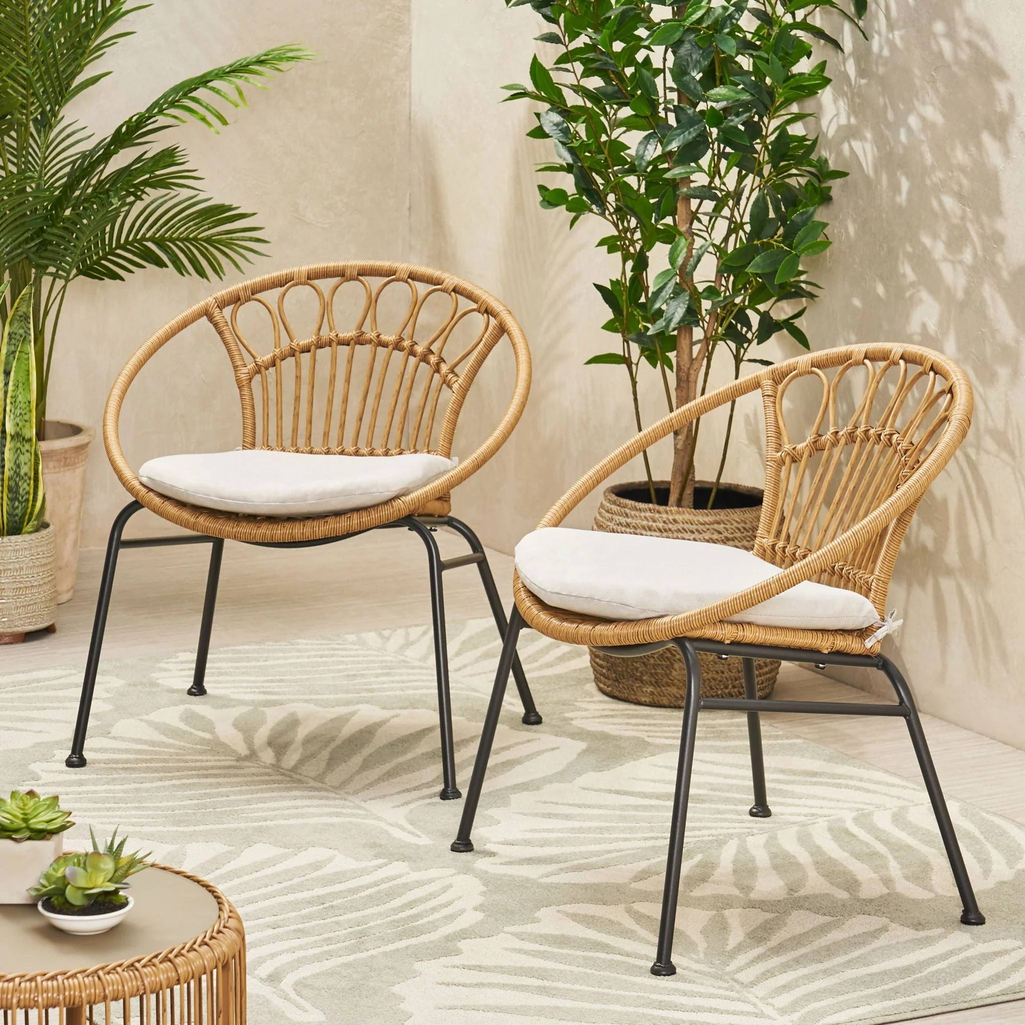 Banya - Chair (Set of 2) - Light Brown - Image 4