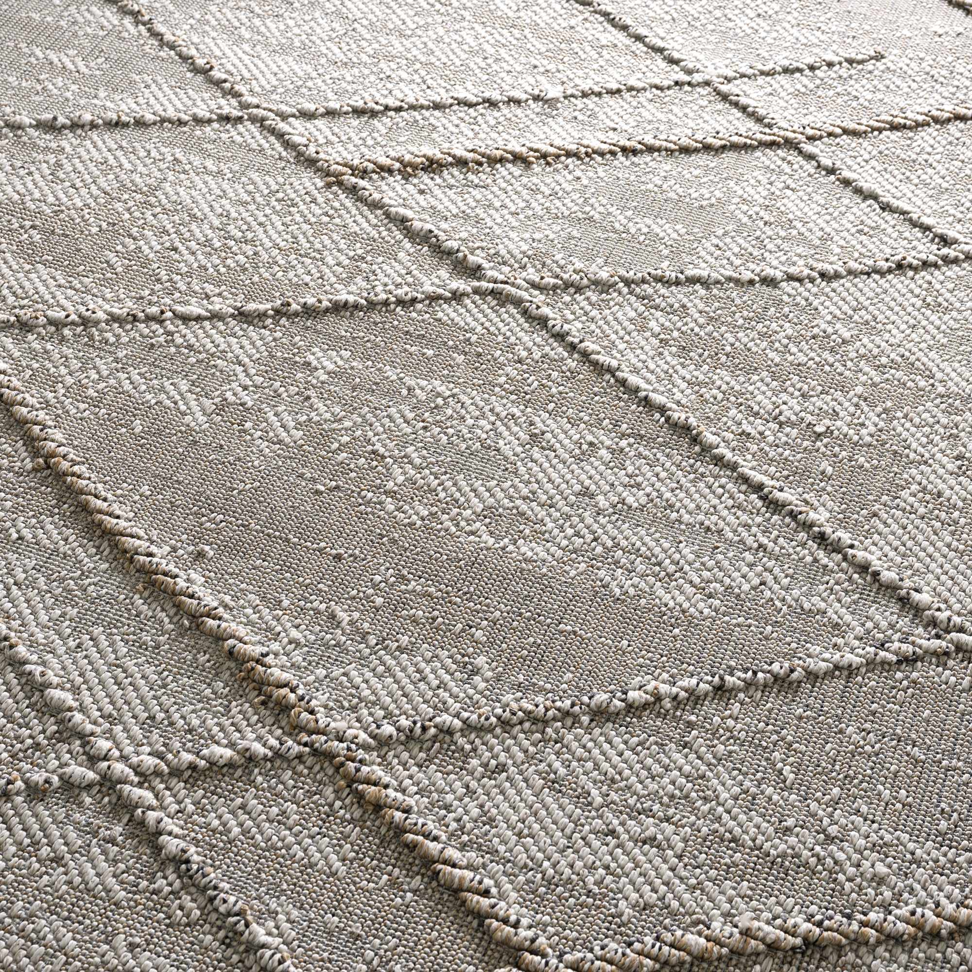 Baqer Bone & Tan Textured Performance Rug - Clearance - Image 16