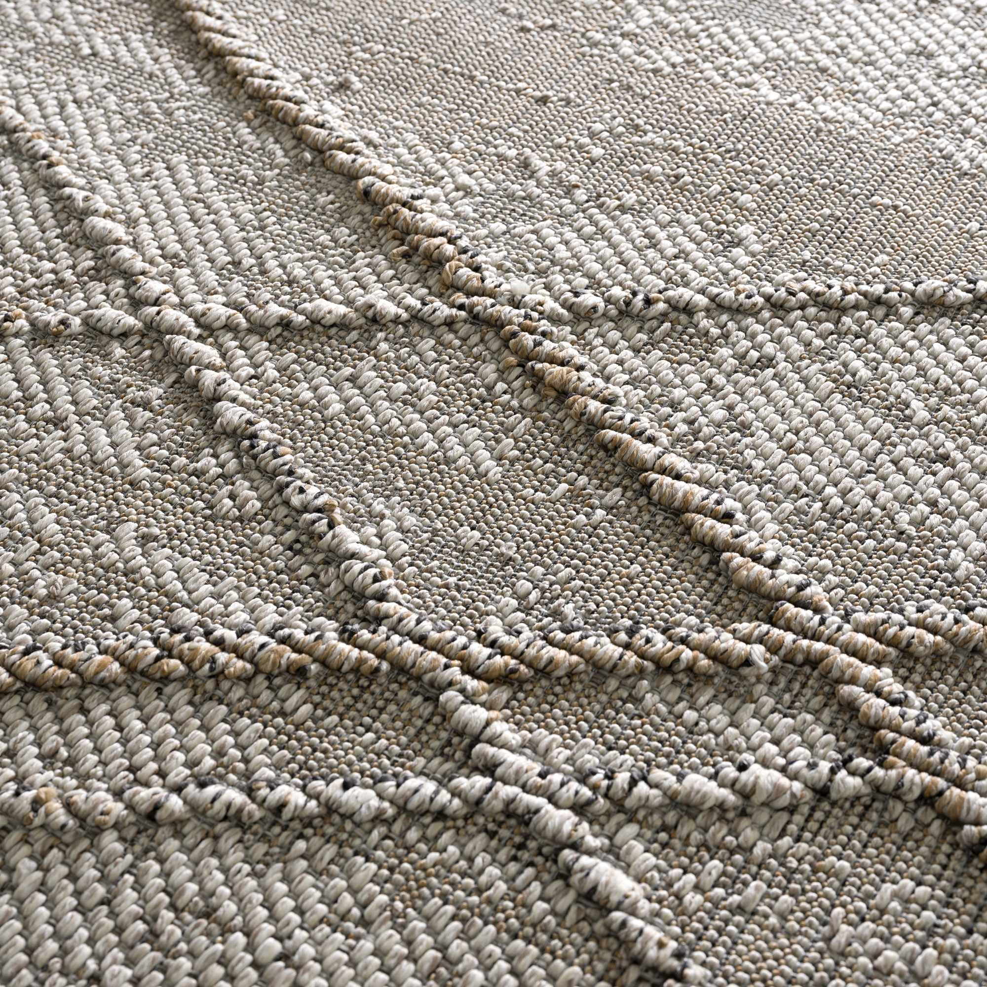 Baqer Bone & Tan Textured Performance Rug - Clearance - Image 18