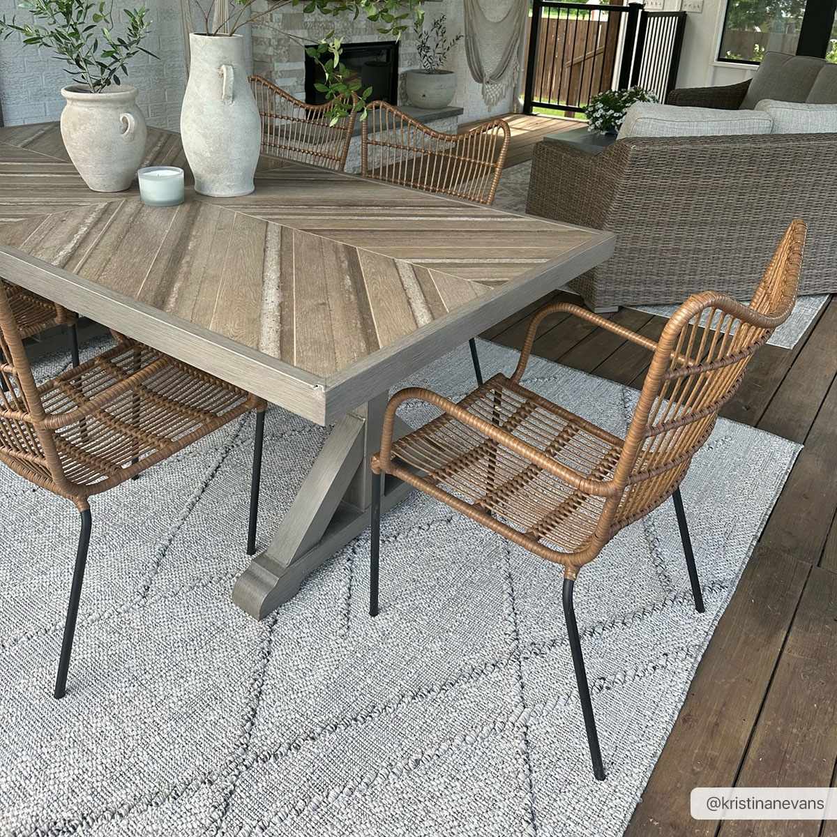 Baqer Bone & Tan Textured Performance Rug - Clearance - Image 5