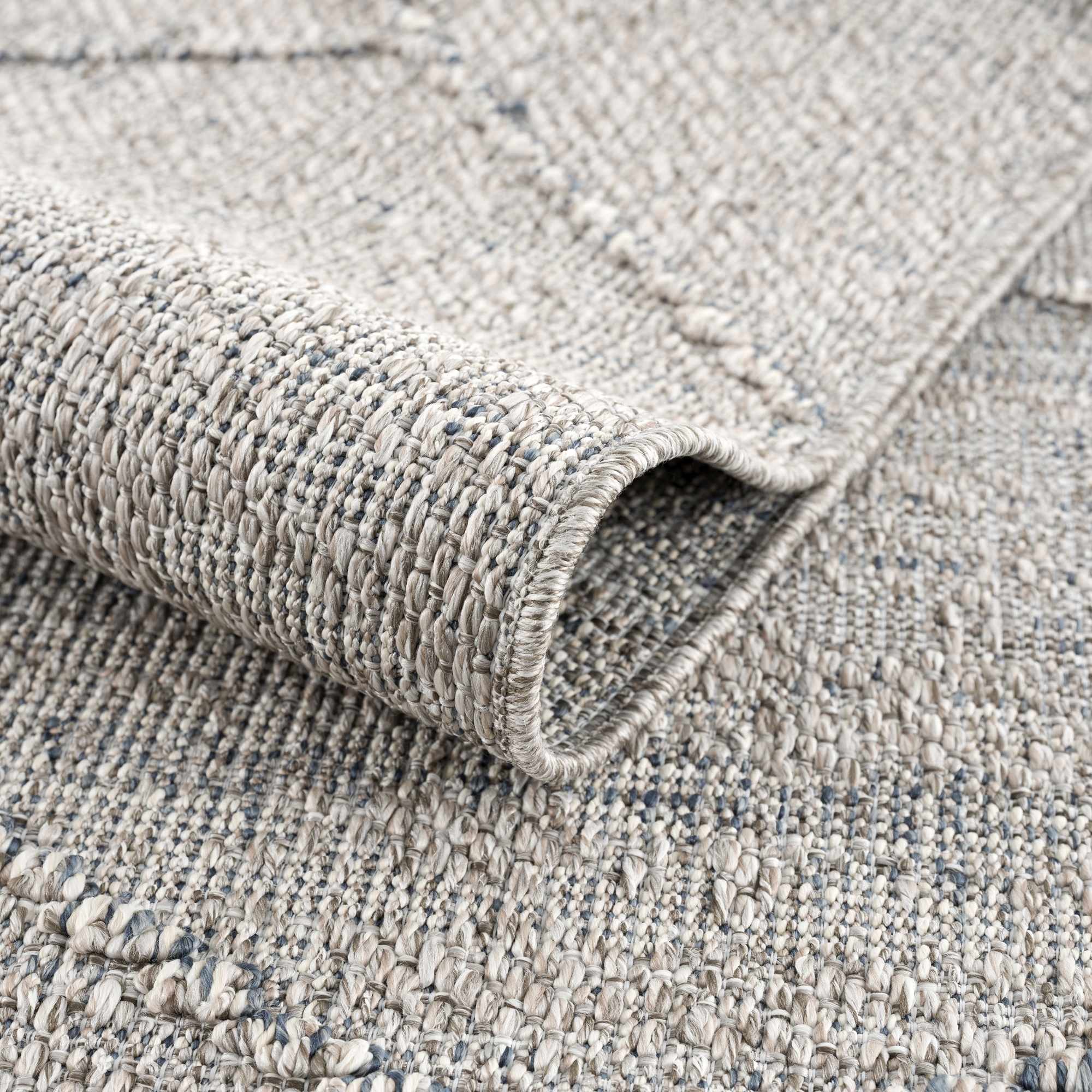 Baqer Taupe & Gray Textured Performance Rug - Clearance - Image 6