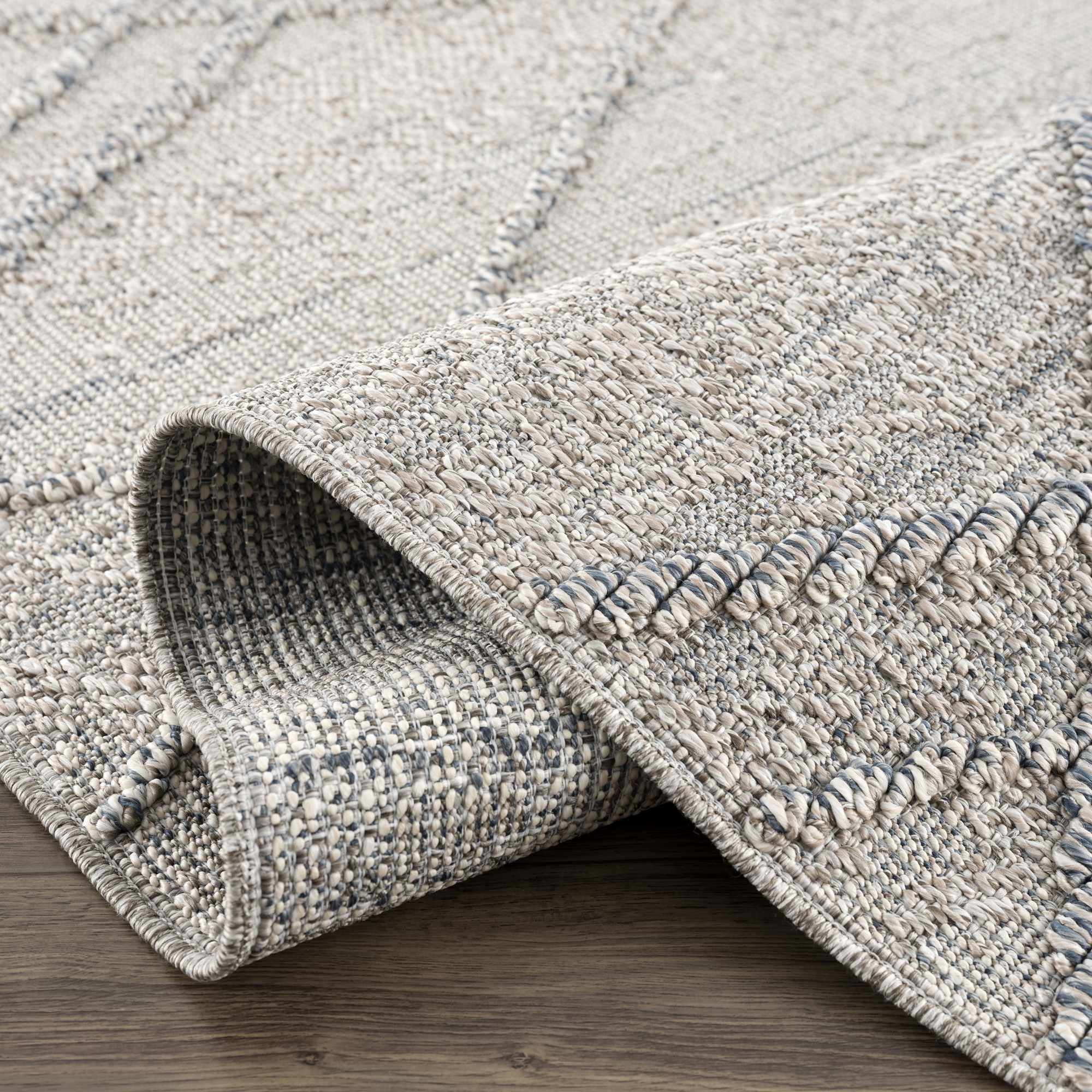 Baqer Taupe & Gray Textured Performance Rug - Clearance - Image 7