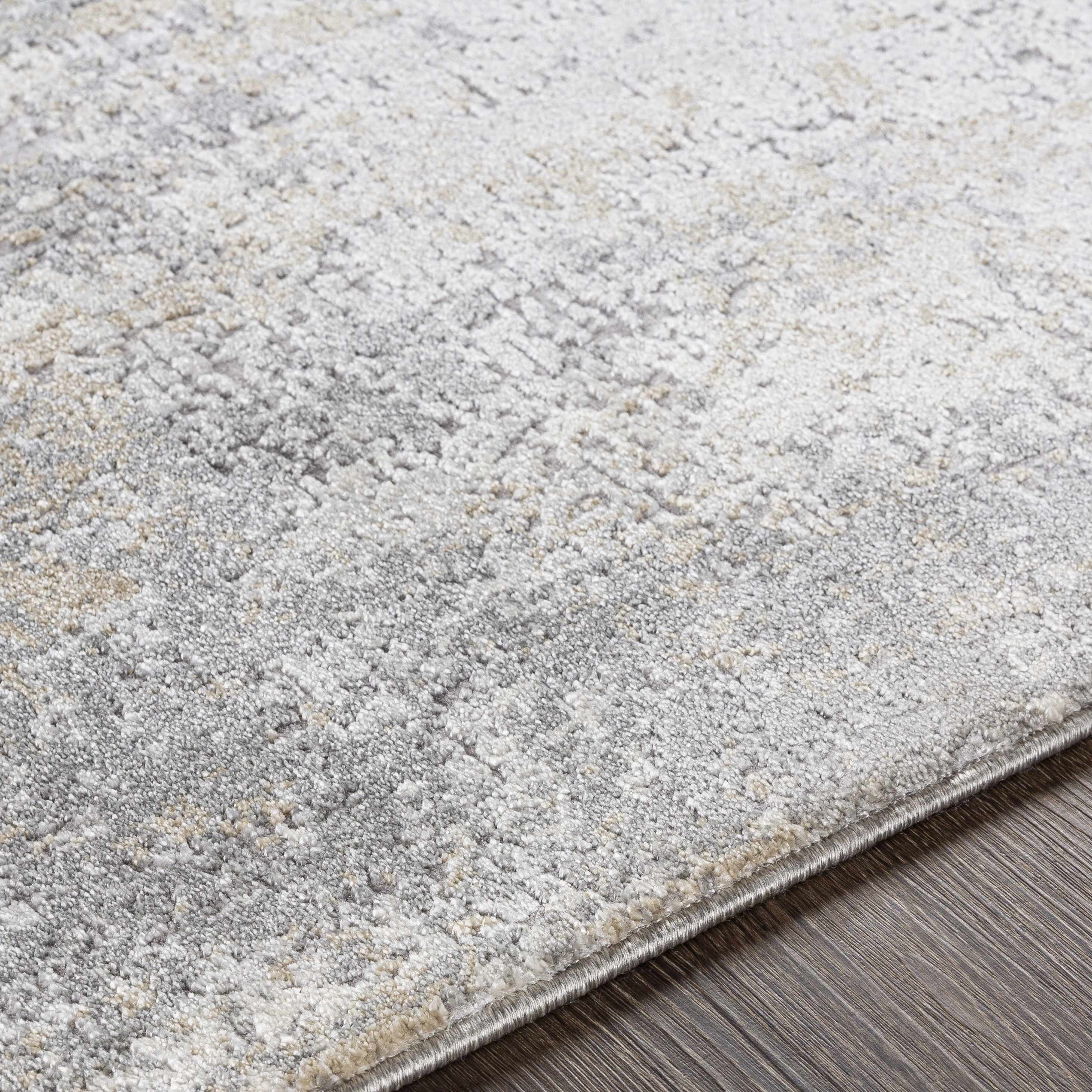 Baranduda Abstract Gray Luxe Rug - Image 3