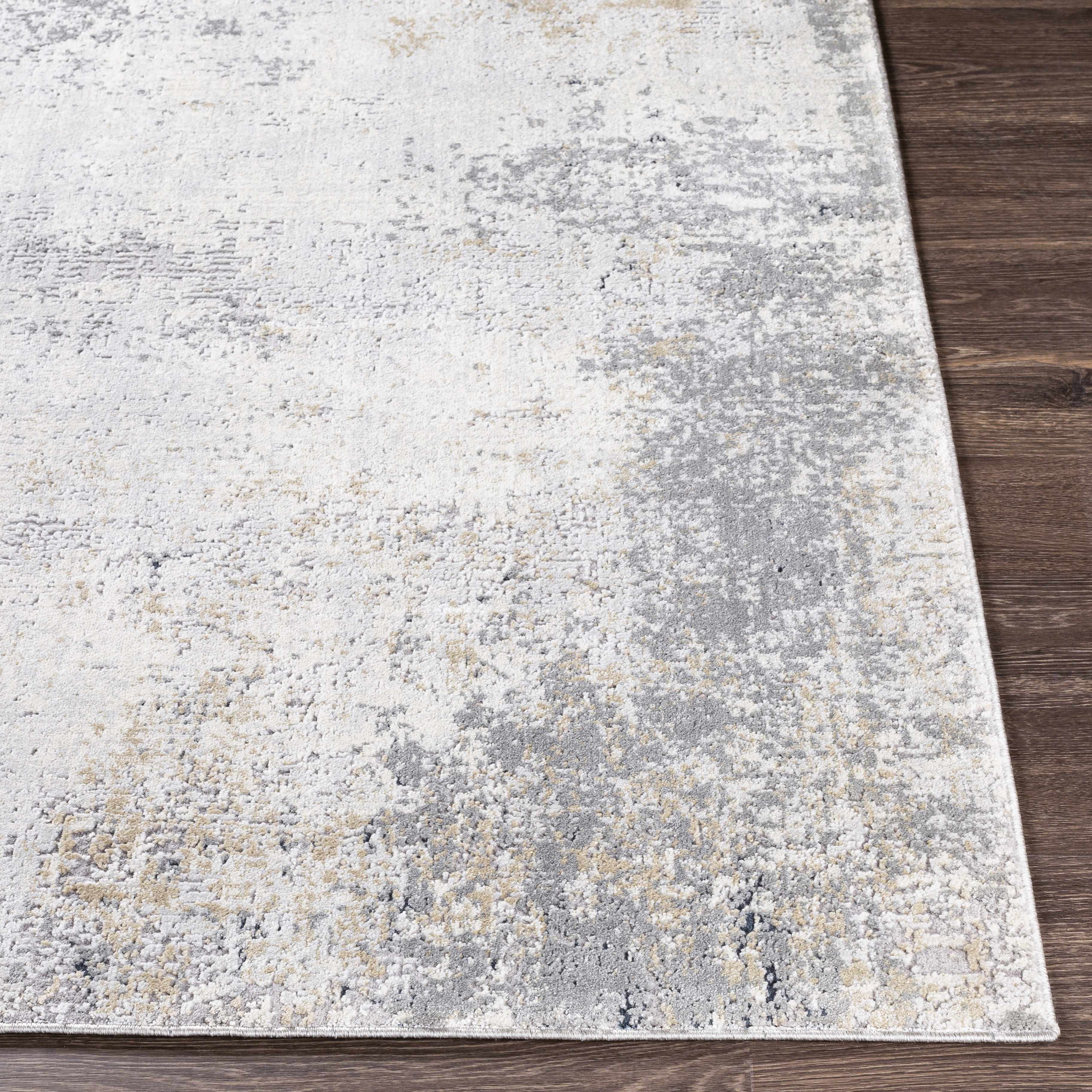Baranduda Abstract Gray Luxe Rug - Image 6