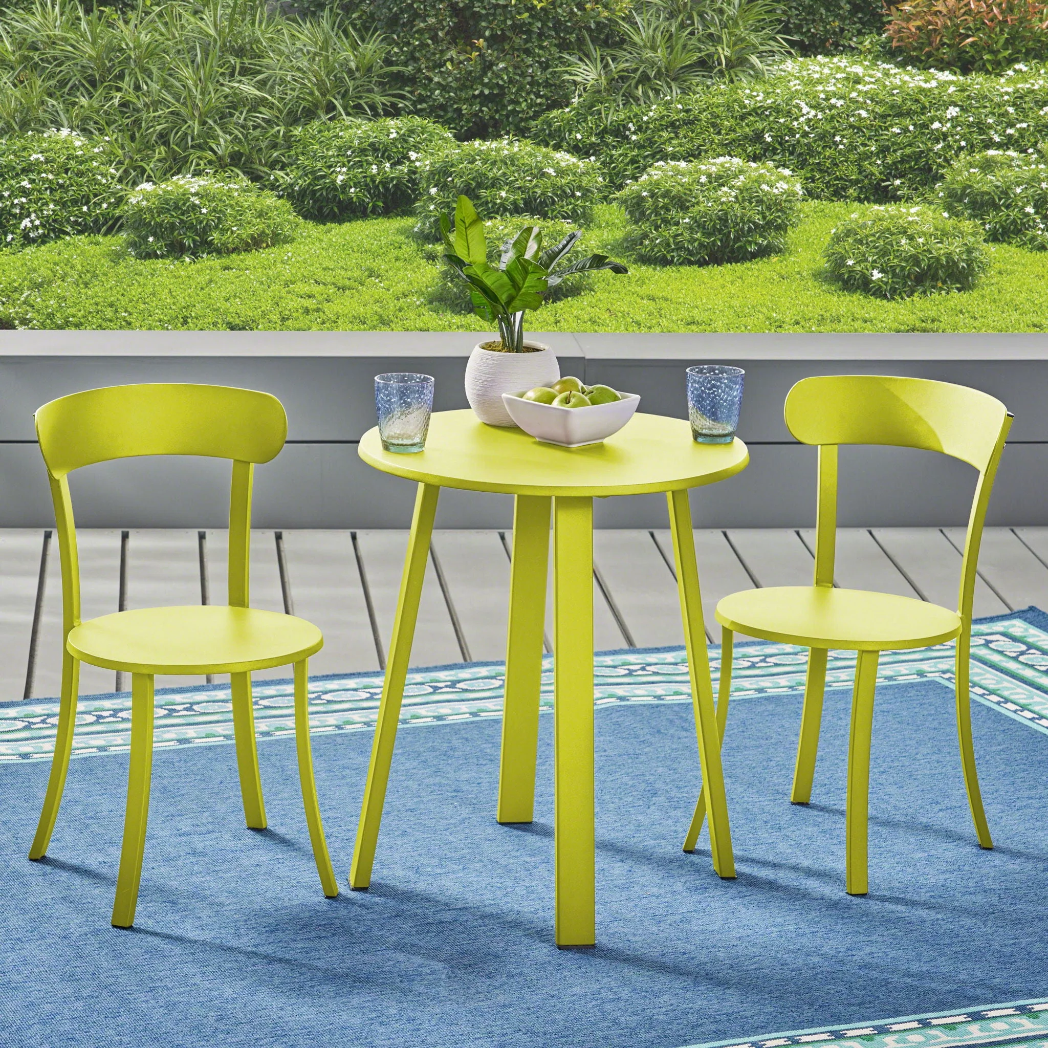Barbados - Bistro Set - Green - Image 2