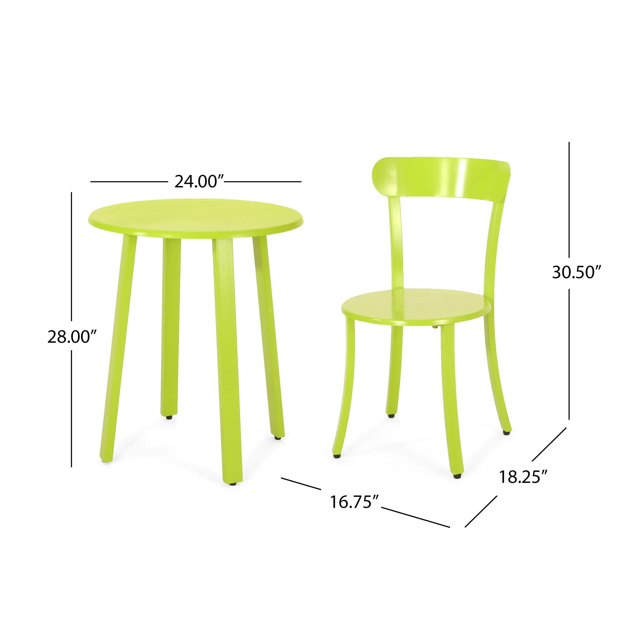 Barbados - Bistro Set - Green - Image 3