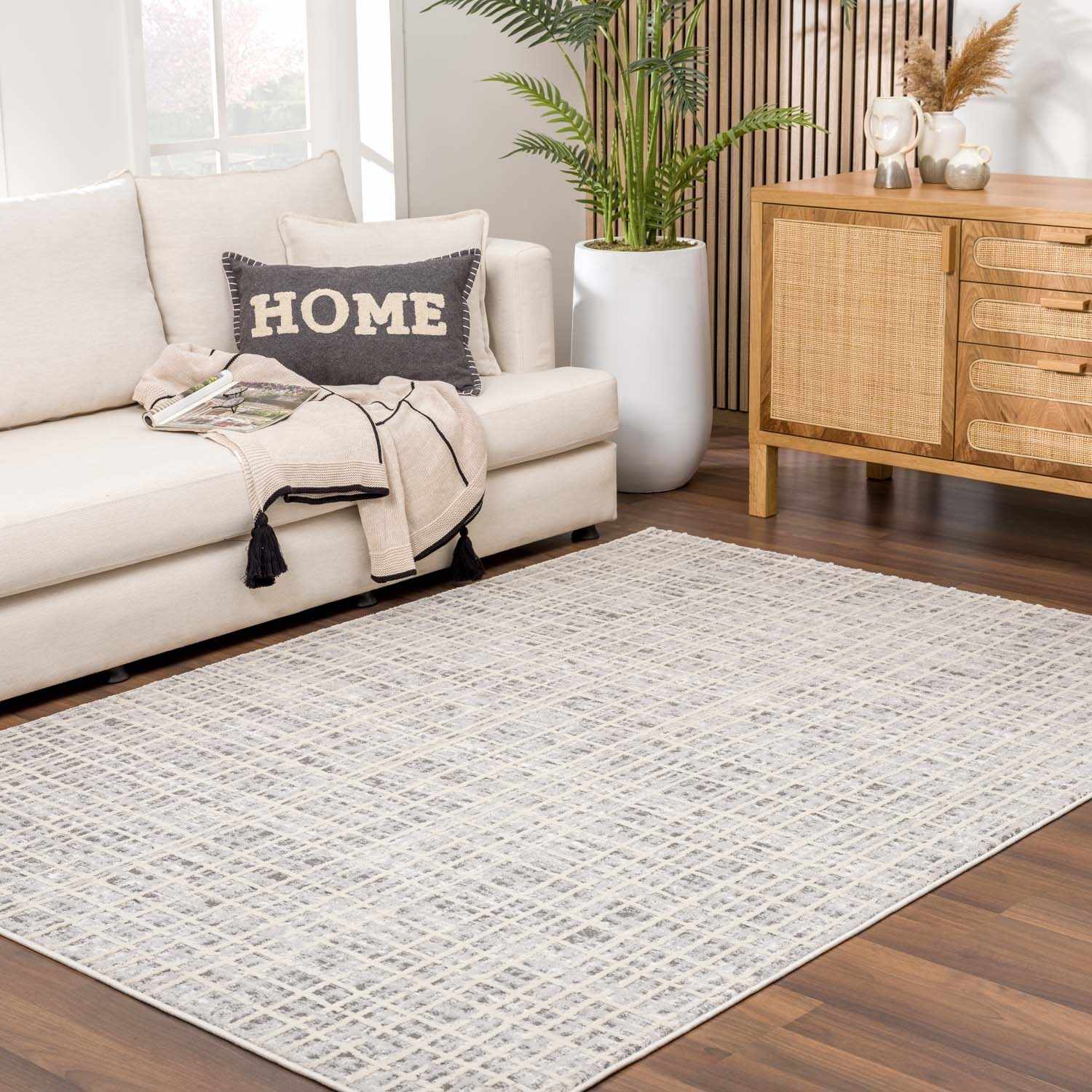 Barbra Gray Area Rug - Image 2