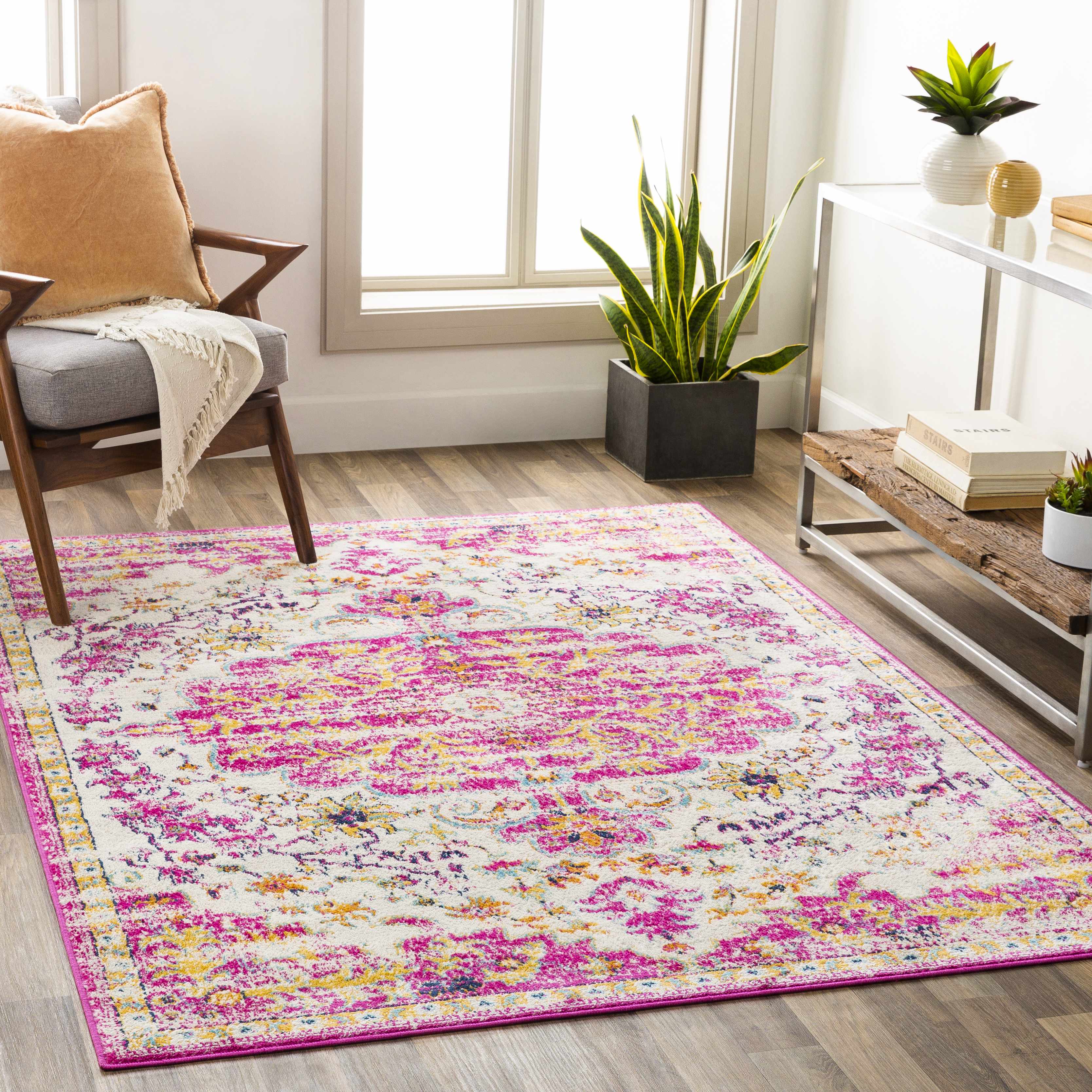 Barceloneta Magenta Area Rug - Image 4