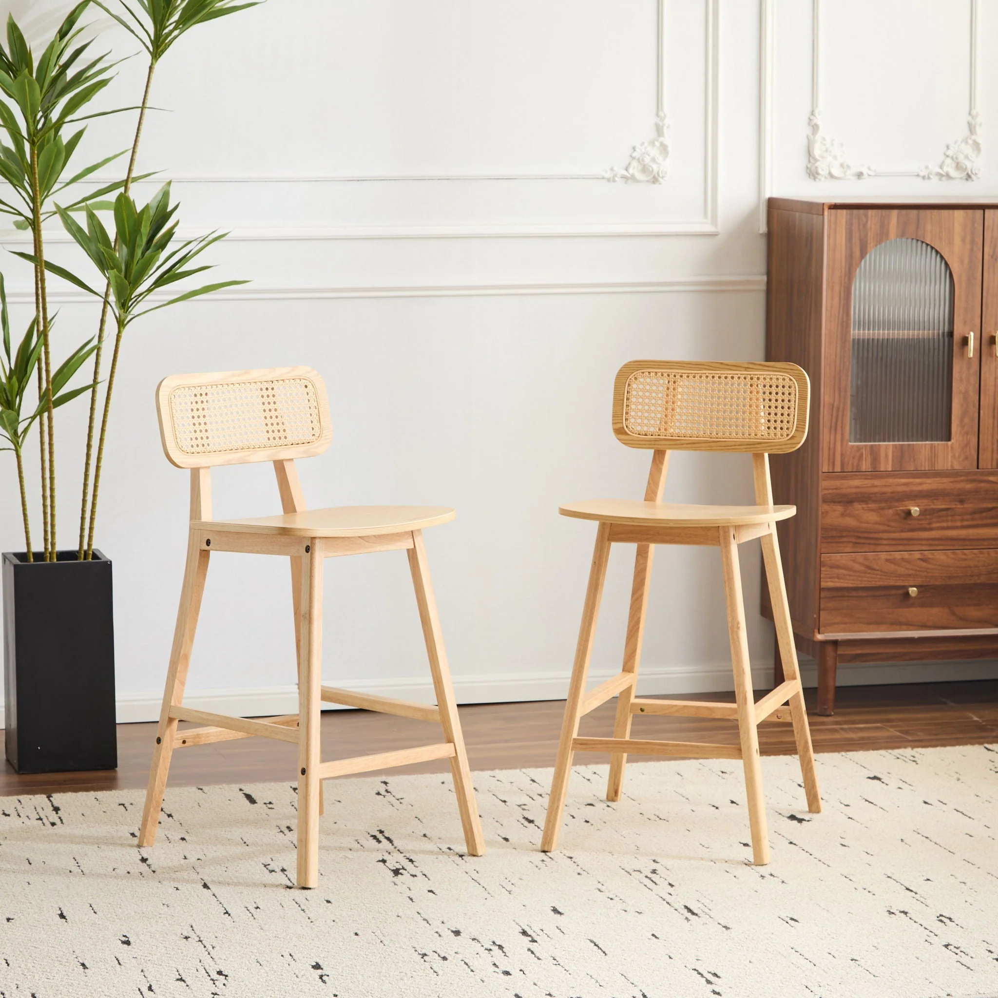 Bari - Indoor Wood Barstool (Set of 2) - Image 6