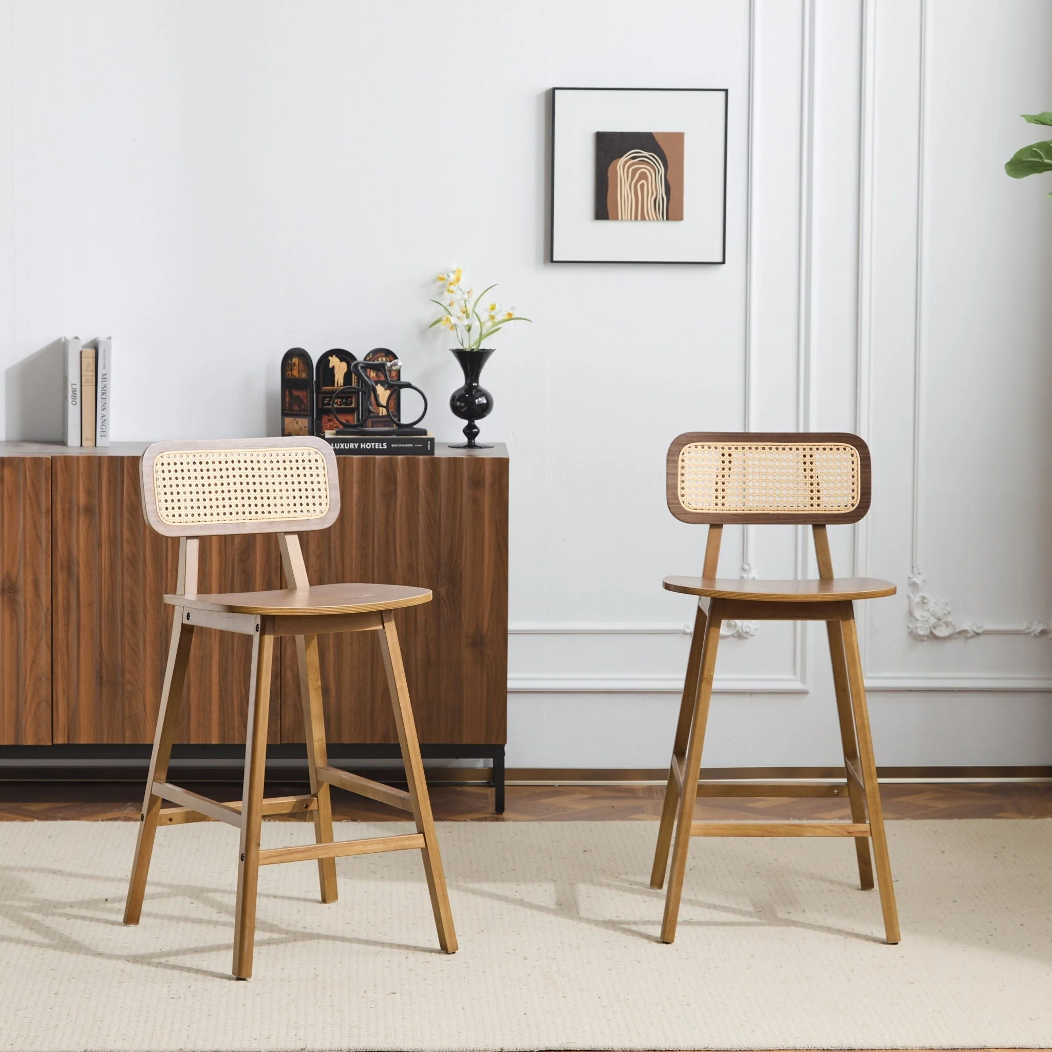Bari - Indoor Wood Barstool (Set of 2) - Image 8