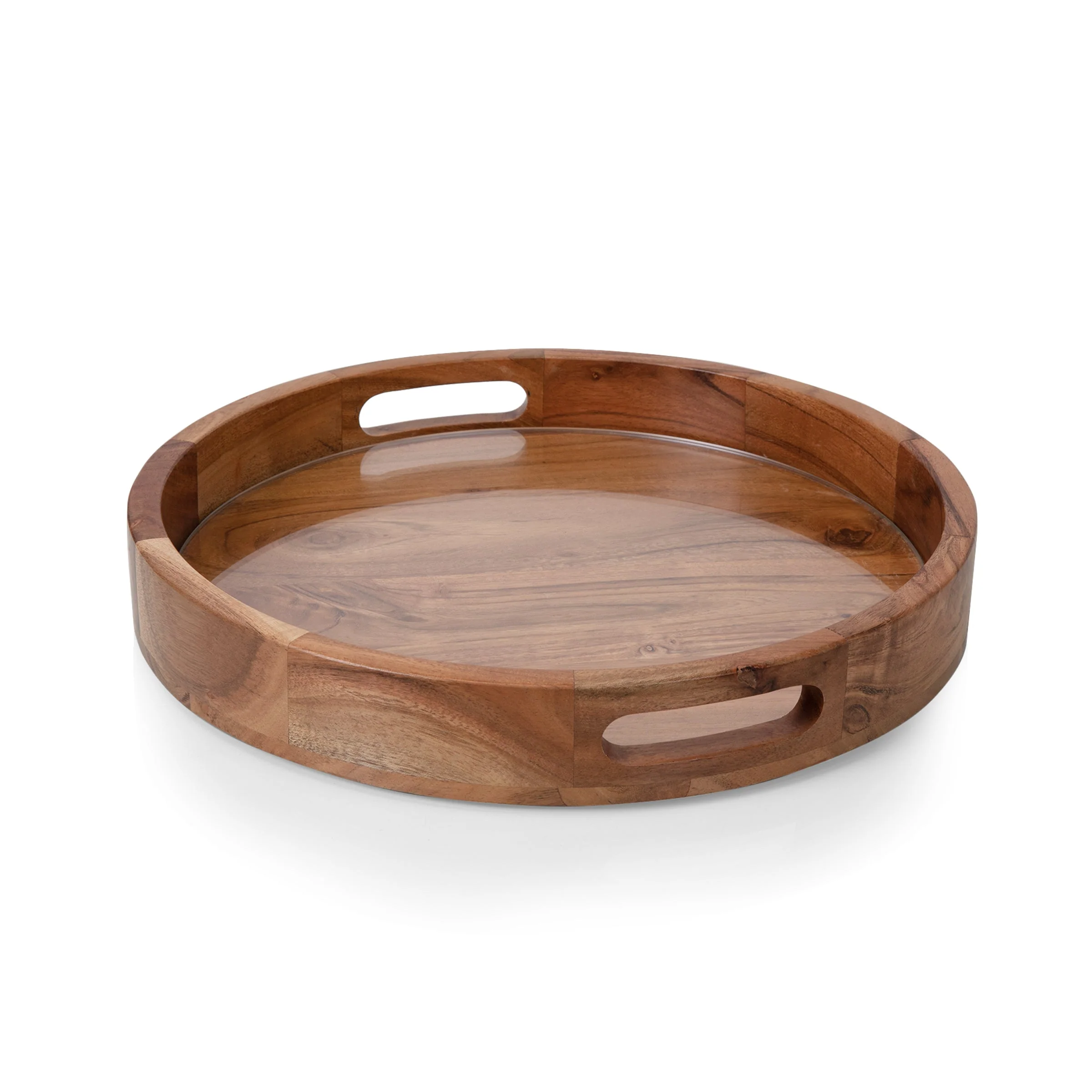 Barista Serving Tray with Glass Insert - Image 3