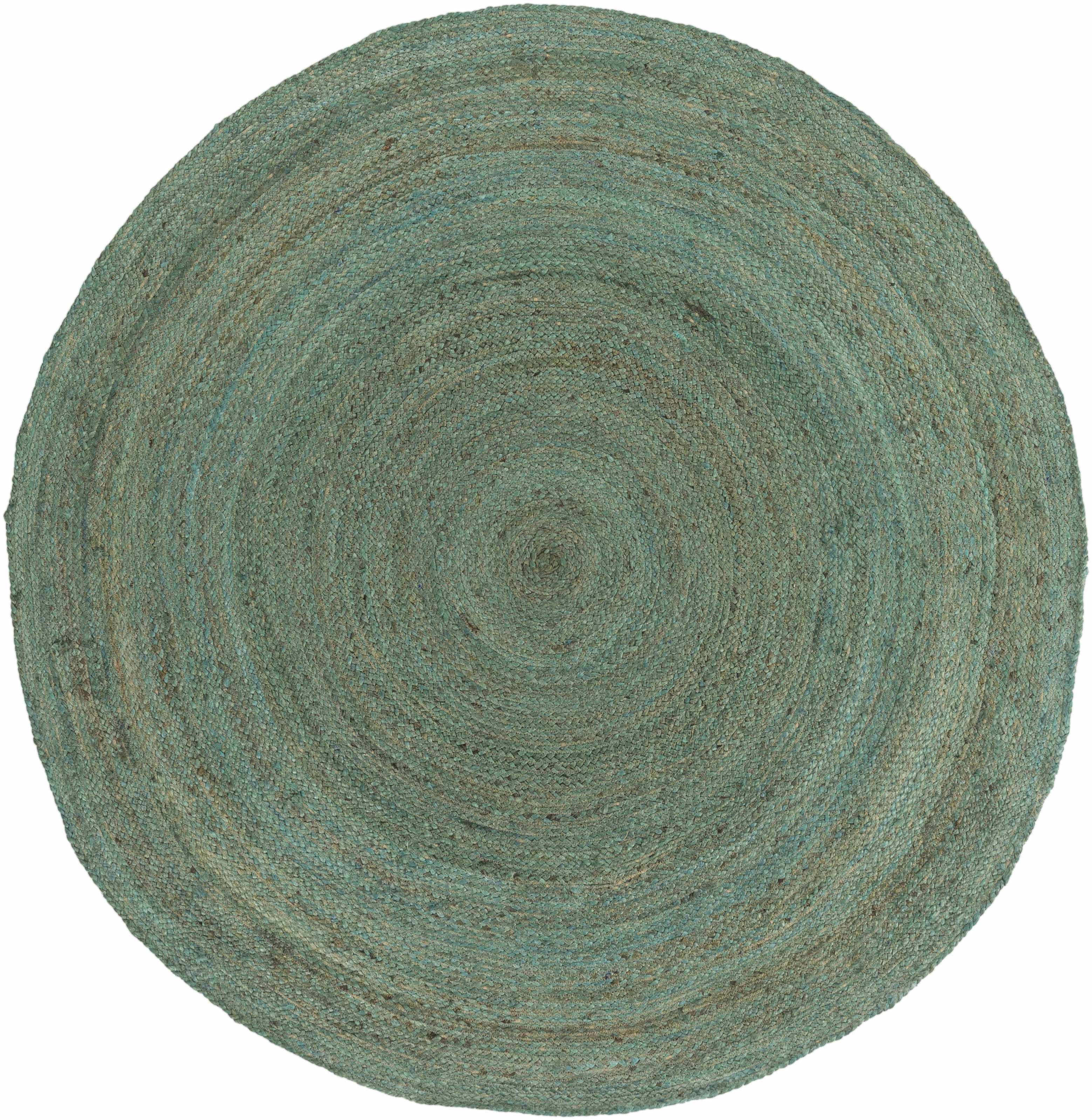 Barksdale Green Hand Woven Jute - Clearance - Image 3