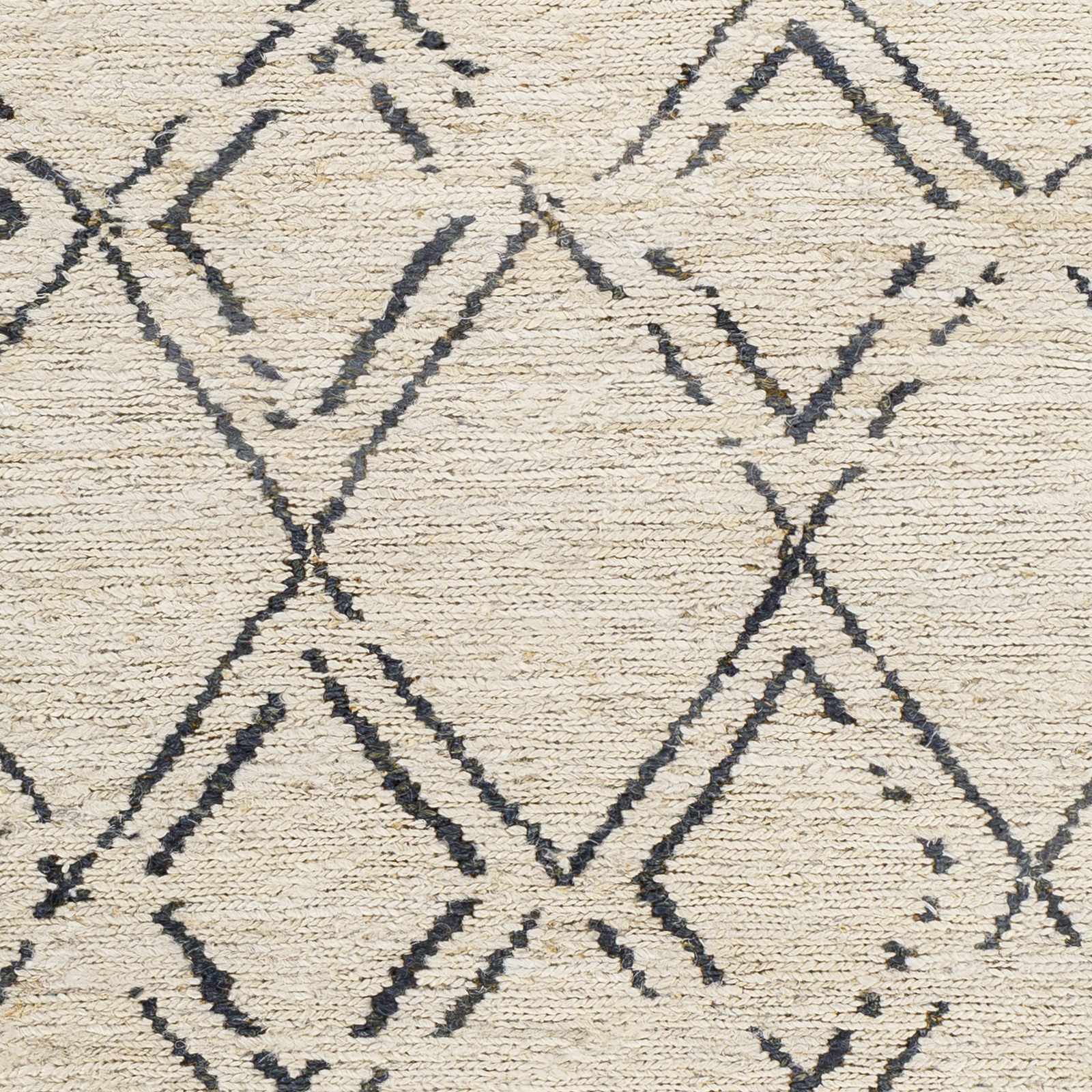 Barlig Beige Trellis Jute Carpet - Clearance - Image 3