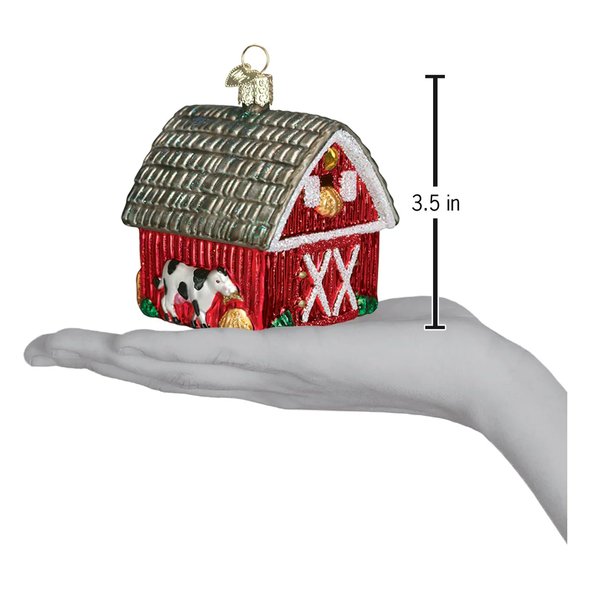 Barn Ornament by Old World Christmas - Image 5