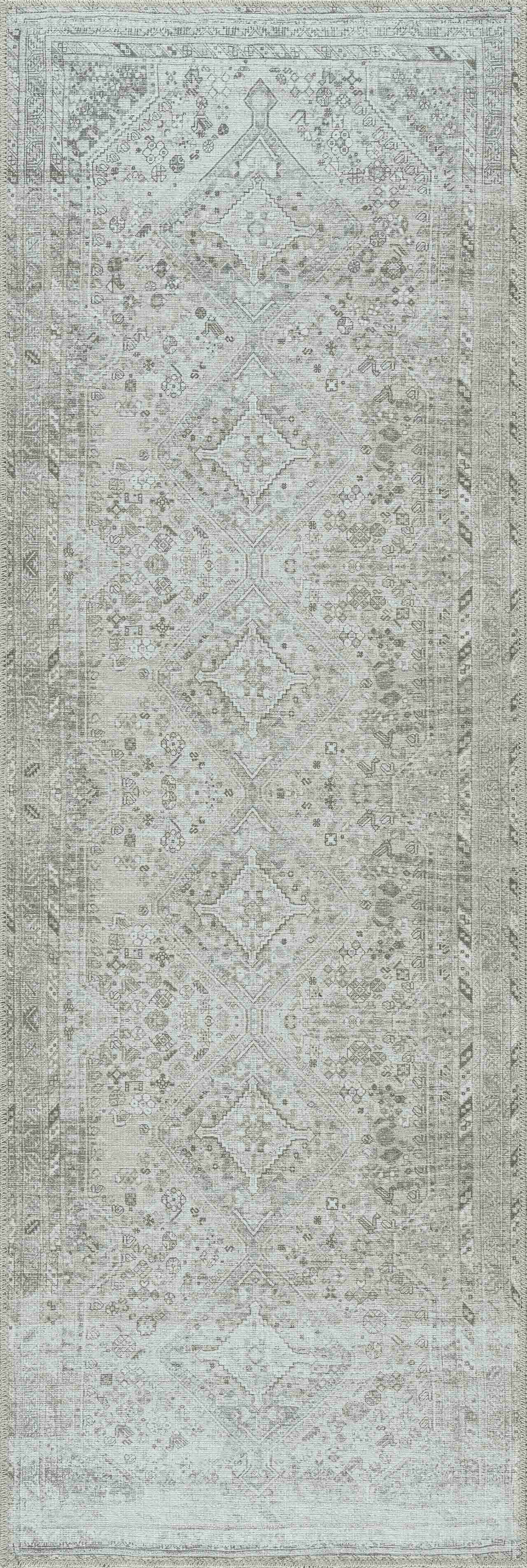 Barny Sage Flat Pile Washable Rug - Image 13