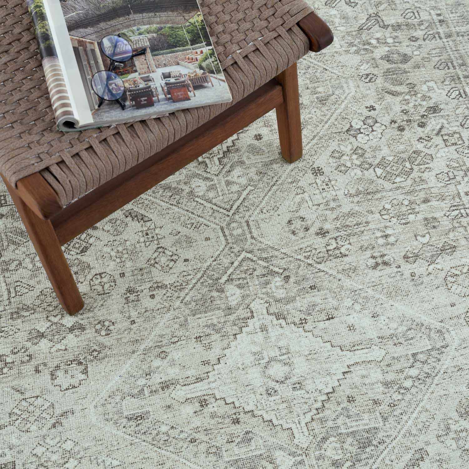 Barny Sage Flat Pile Washable Rug - Image 20