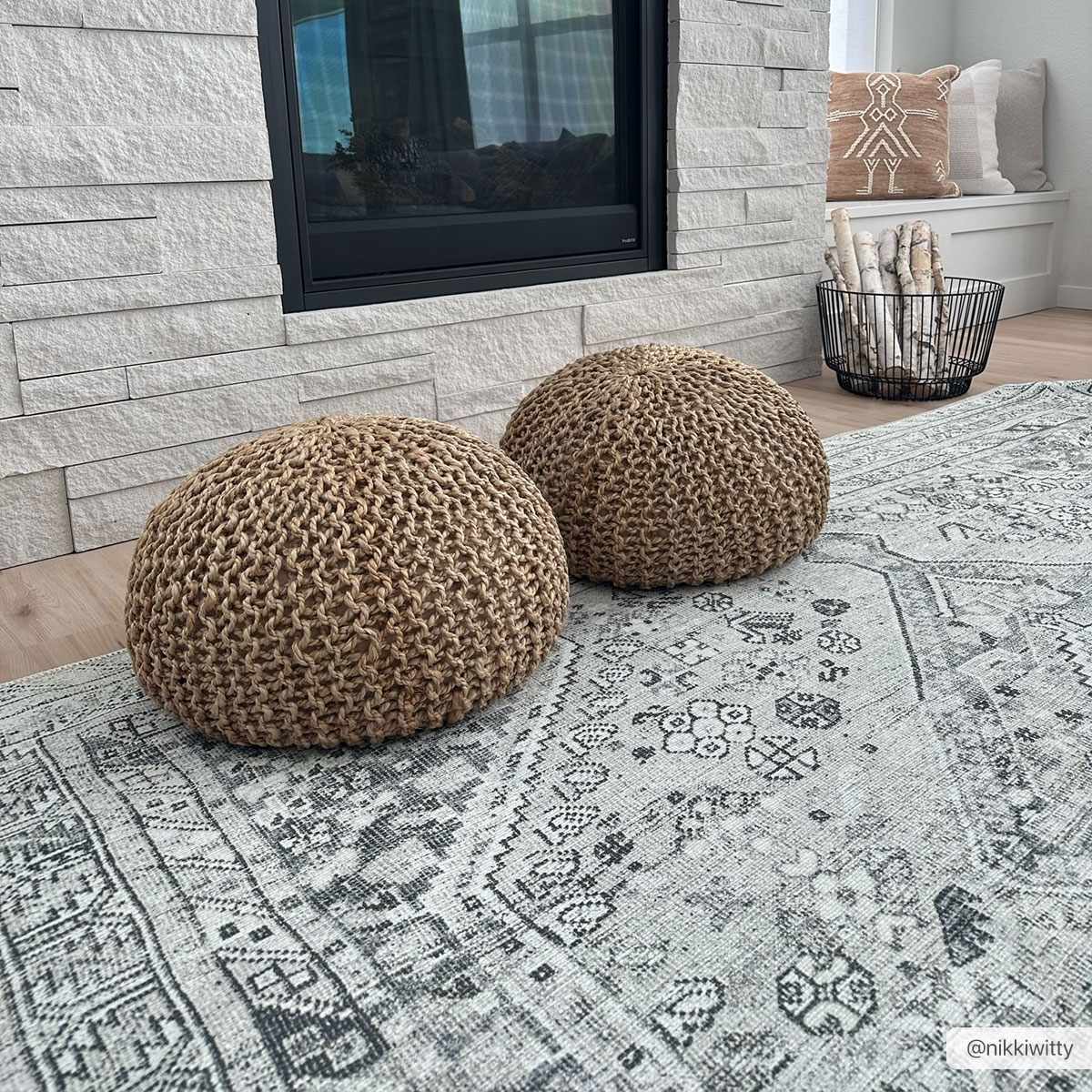 Barny Sage Flat Pile Washable Rug - Image 6