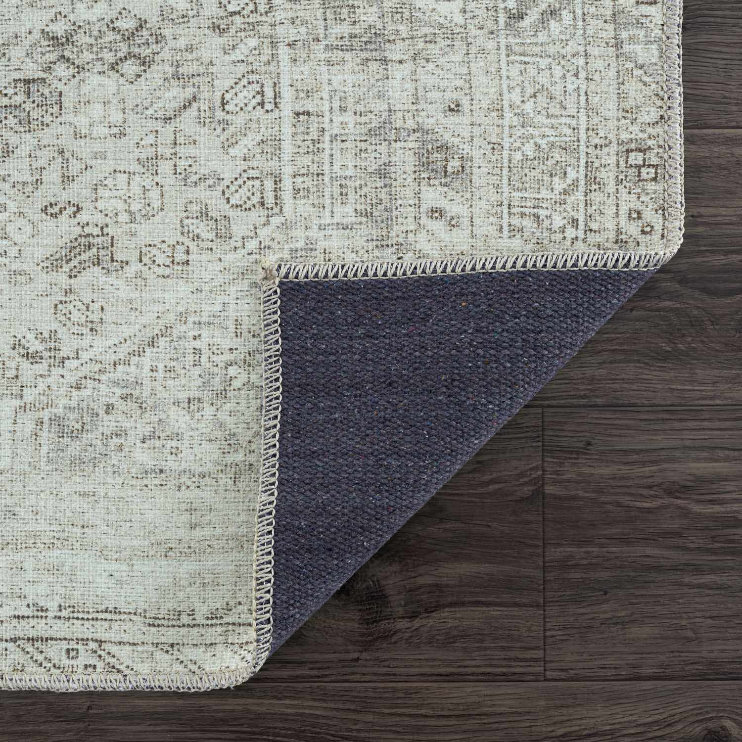 Barny Sage Flat Pile Washable Rug - Image 7