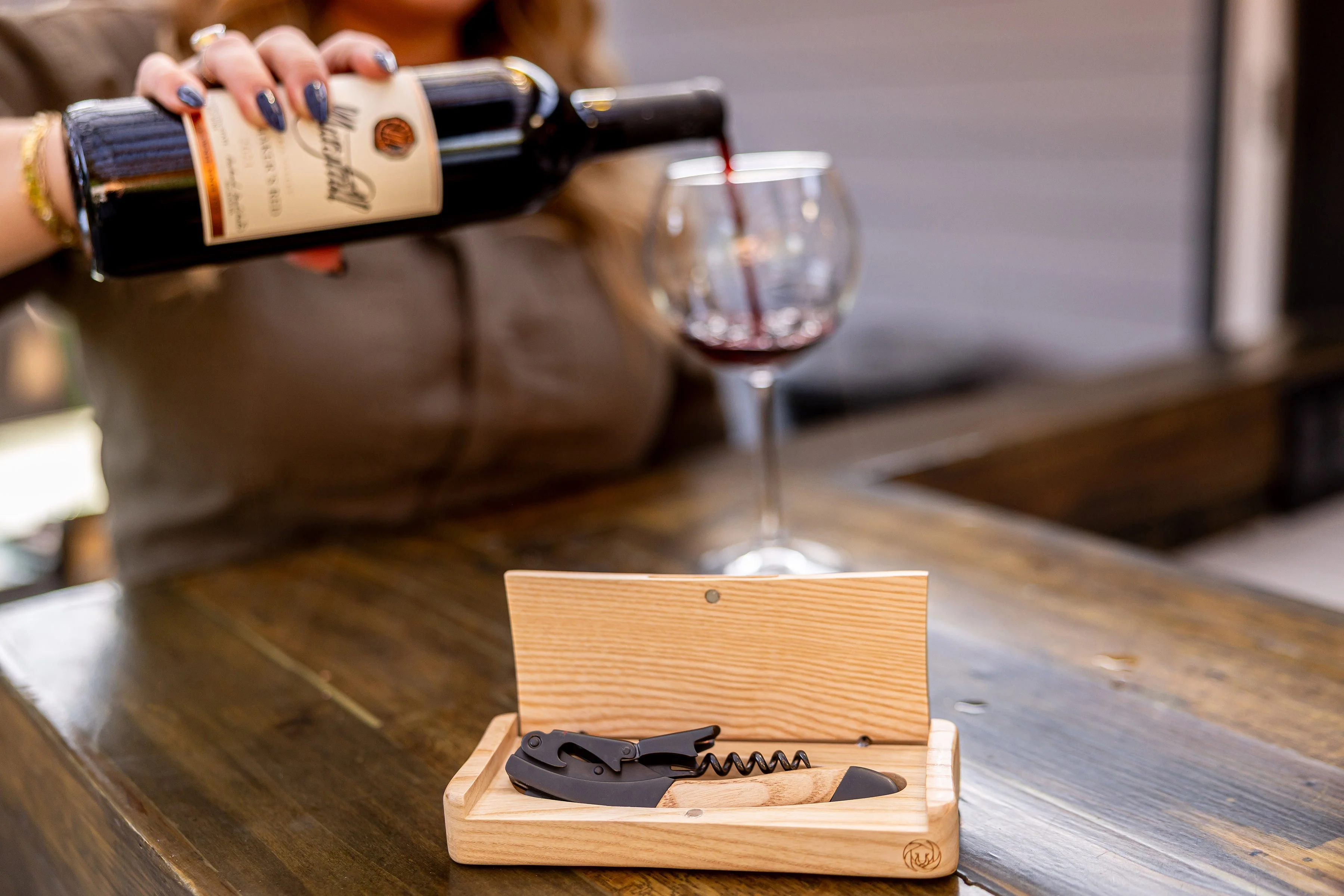 Barolo Waiter-style Corkscrew in Ashwood Box - Image 6