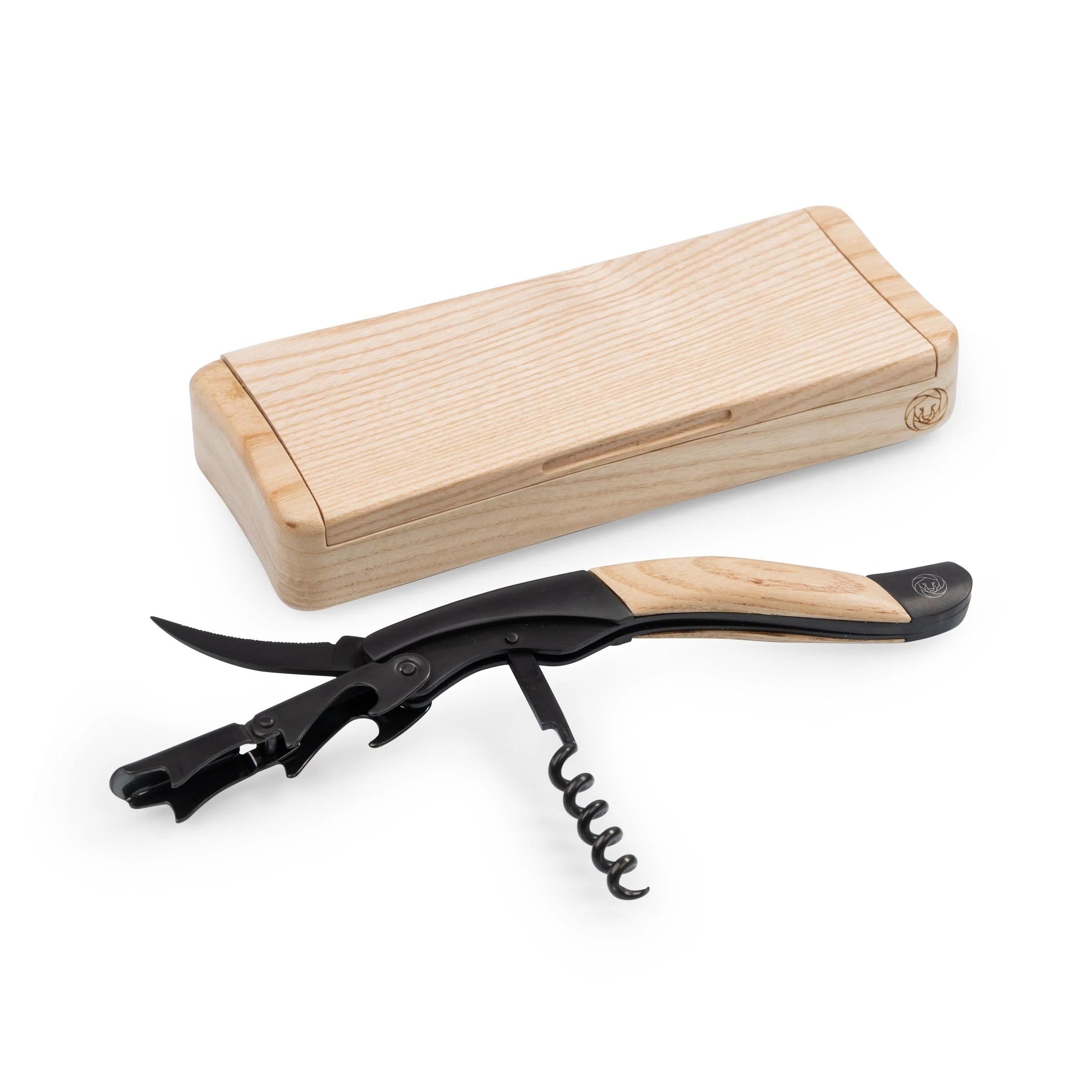 Barolo Waiter-style Corkscrew in Ashwood Box - Image 7