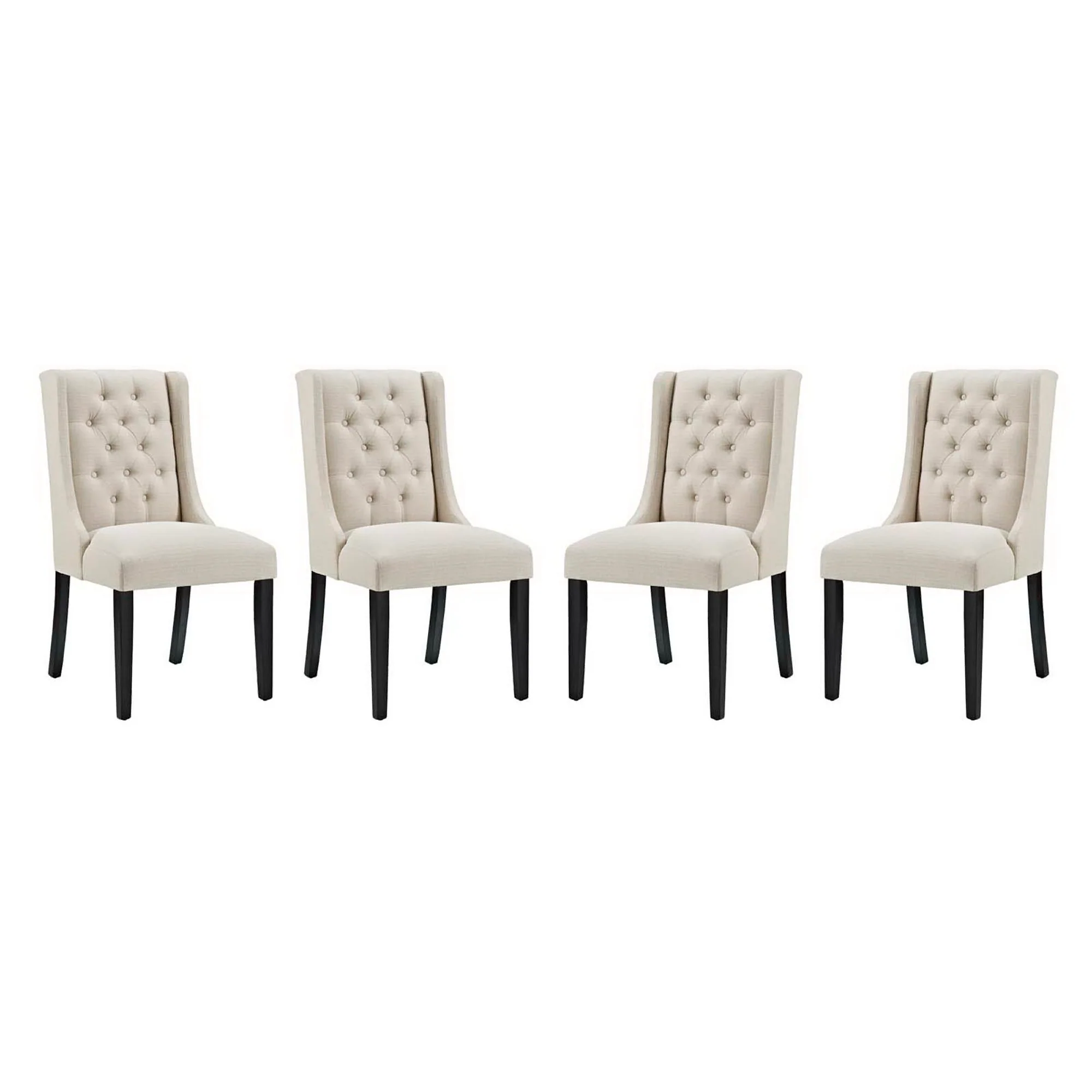 Baronet Fabric Dining Chair Set of 4 by Modway - Image 8