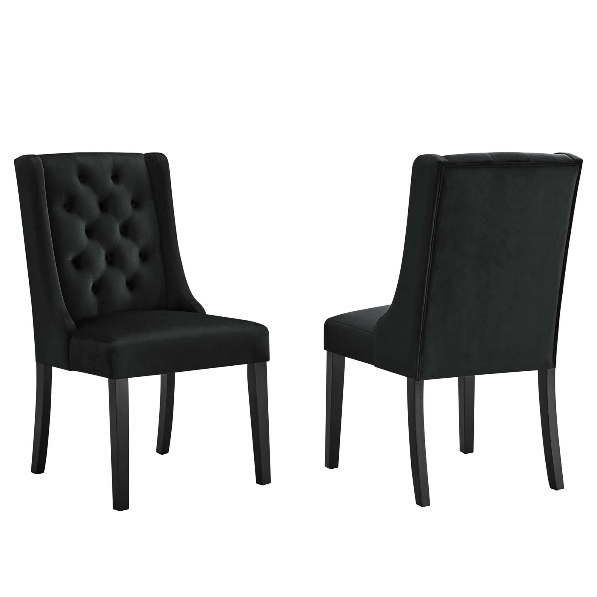 Baronet Performance Velvet Dining Chairs Set of 2 by Modway - Image 14