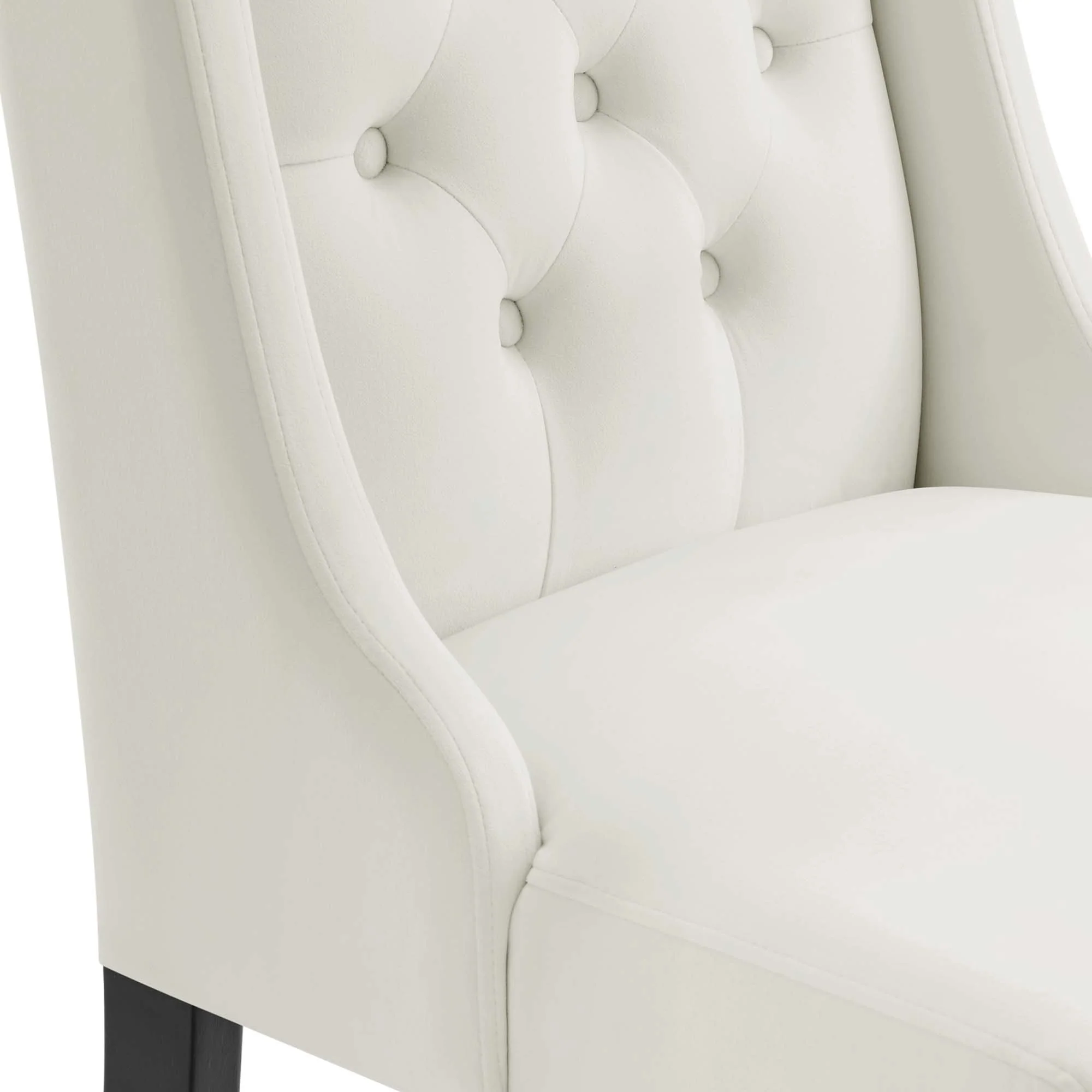 Baronet Performance Velvet Dining Chairs Set of 2 by Modway - Image 6