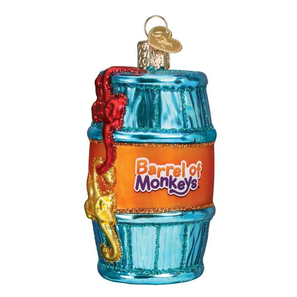 Barrel Of Monkeys Ornament - Image 3