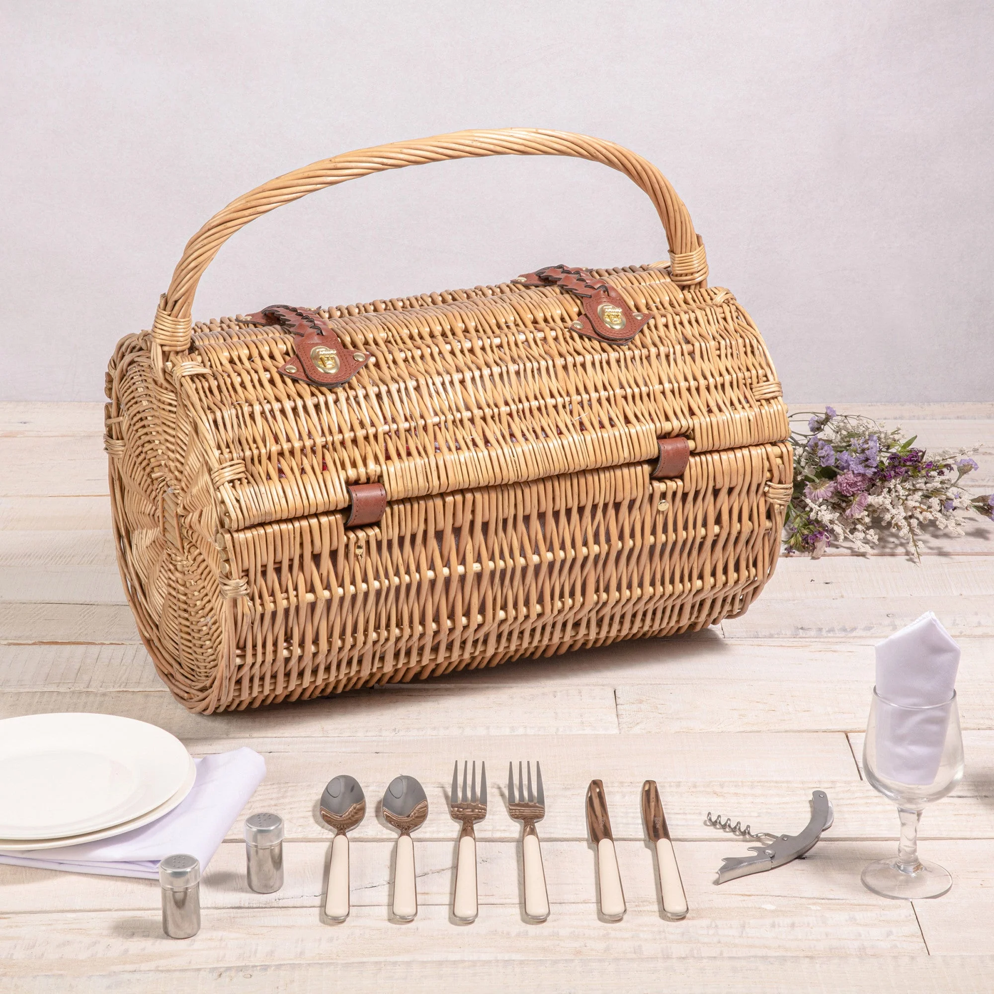 Barrel Picnic Basket - Image 3