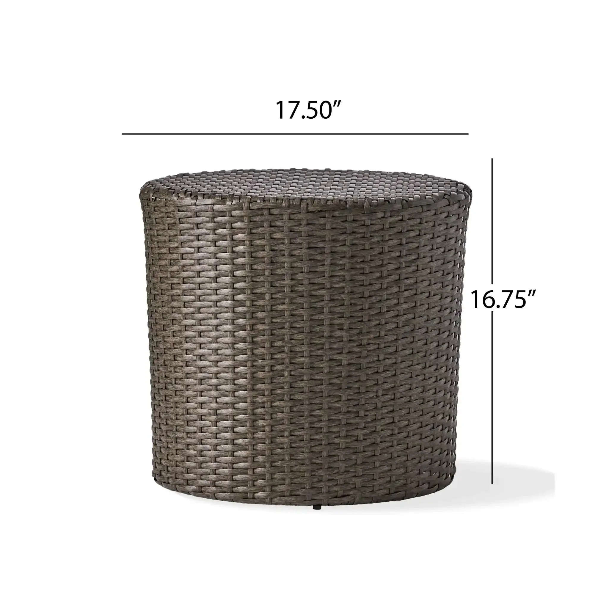 Barrel Side Table With Handcrafted Details - Image 6