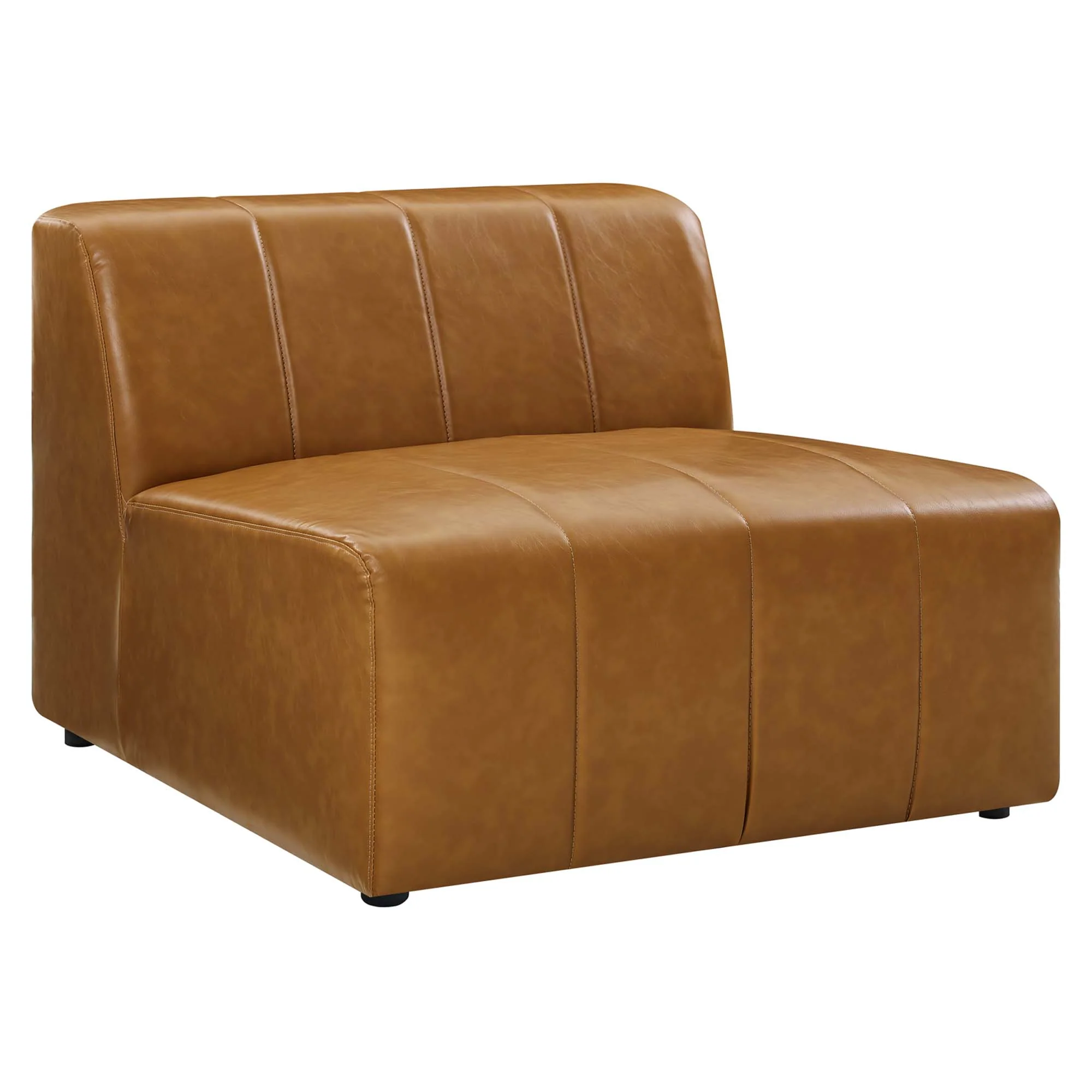 Bartlett 6-Piece Vegan Leather Sectional Sofa by Modway - Image 6