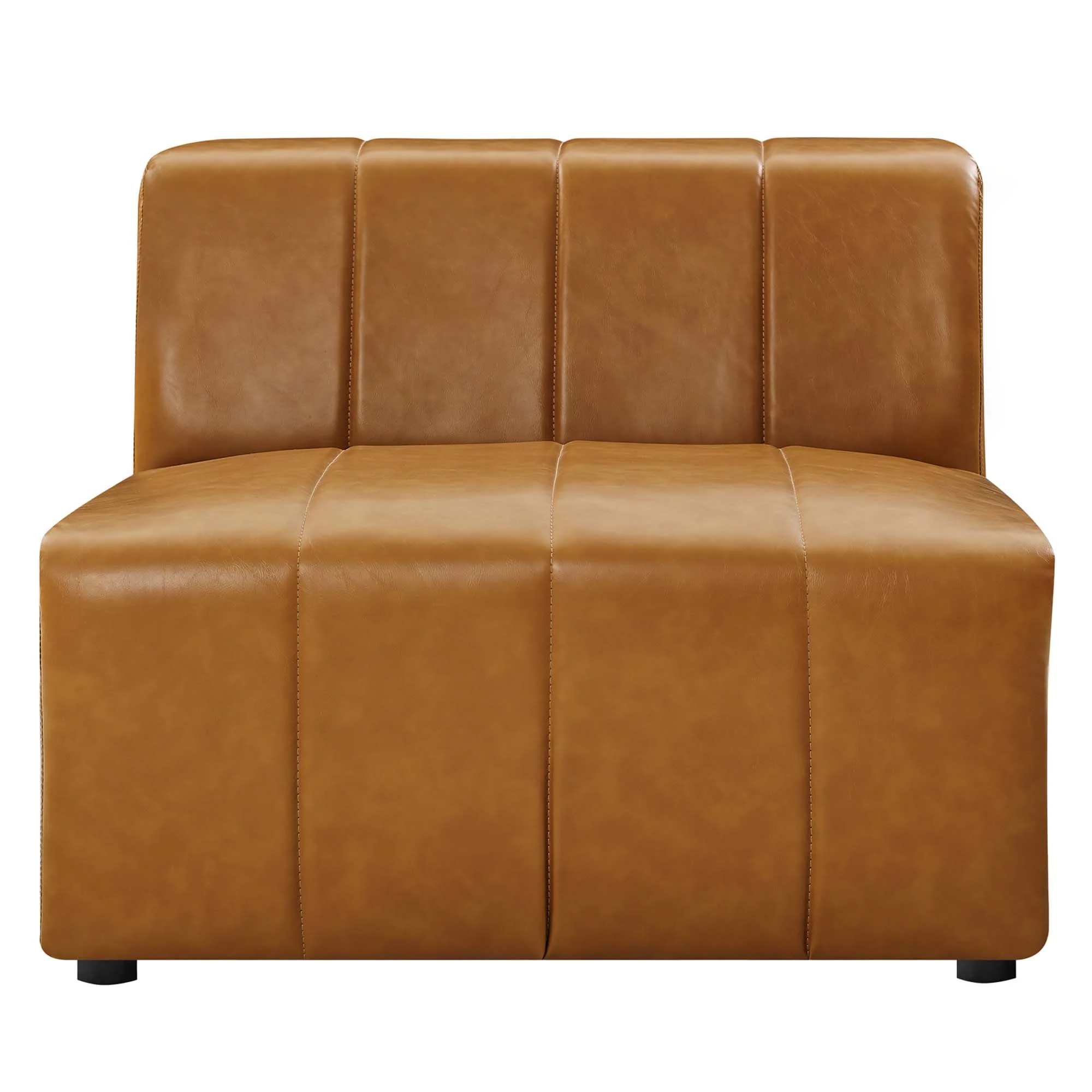 Bartlett Vegan Leather Armless Chair by Modway - Image 5